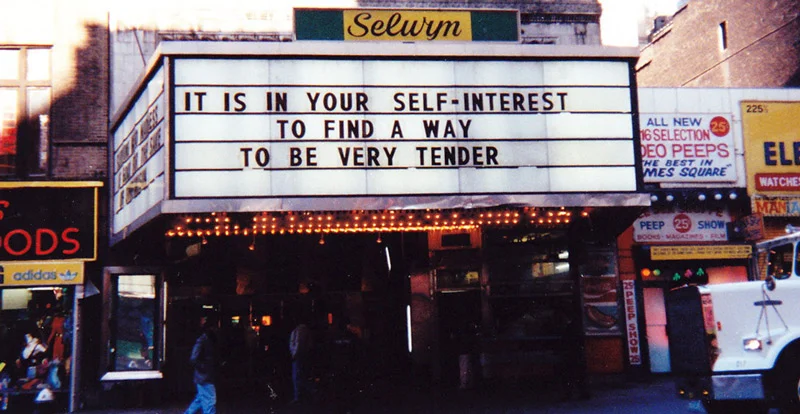 Jenny Holzer, from her Survival series, 1983-85