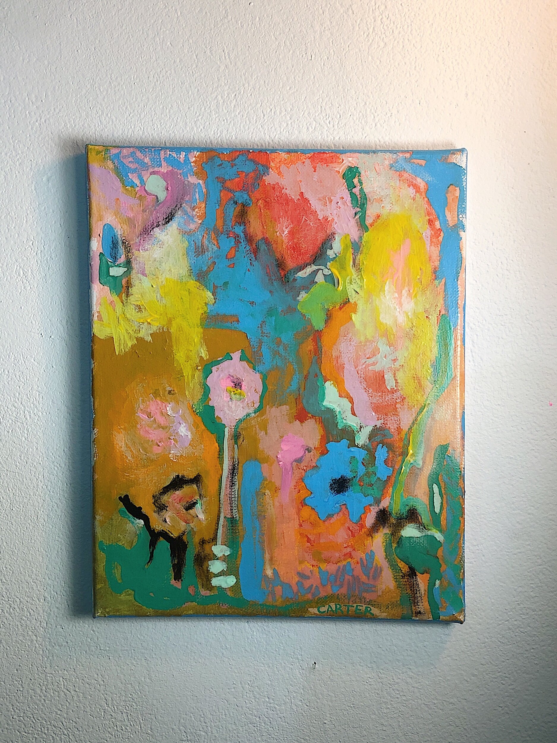 expressionism painting, expressionistic, impressionism, impressionistic, california artist, colorful painting, flowers painting, acrylic gouache painting