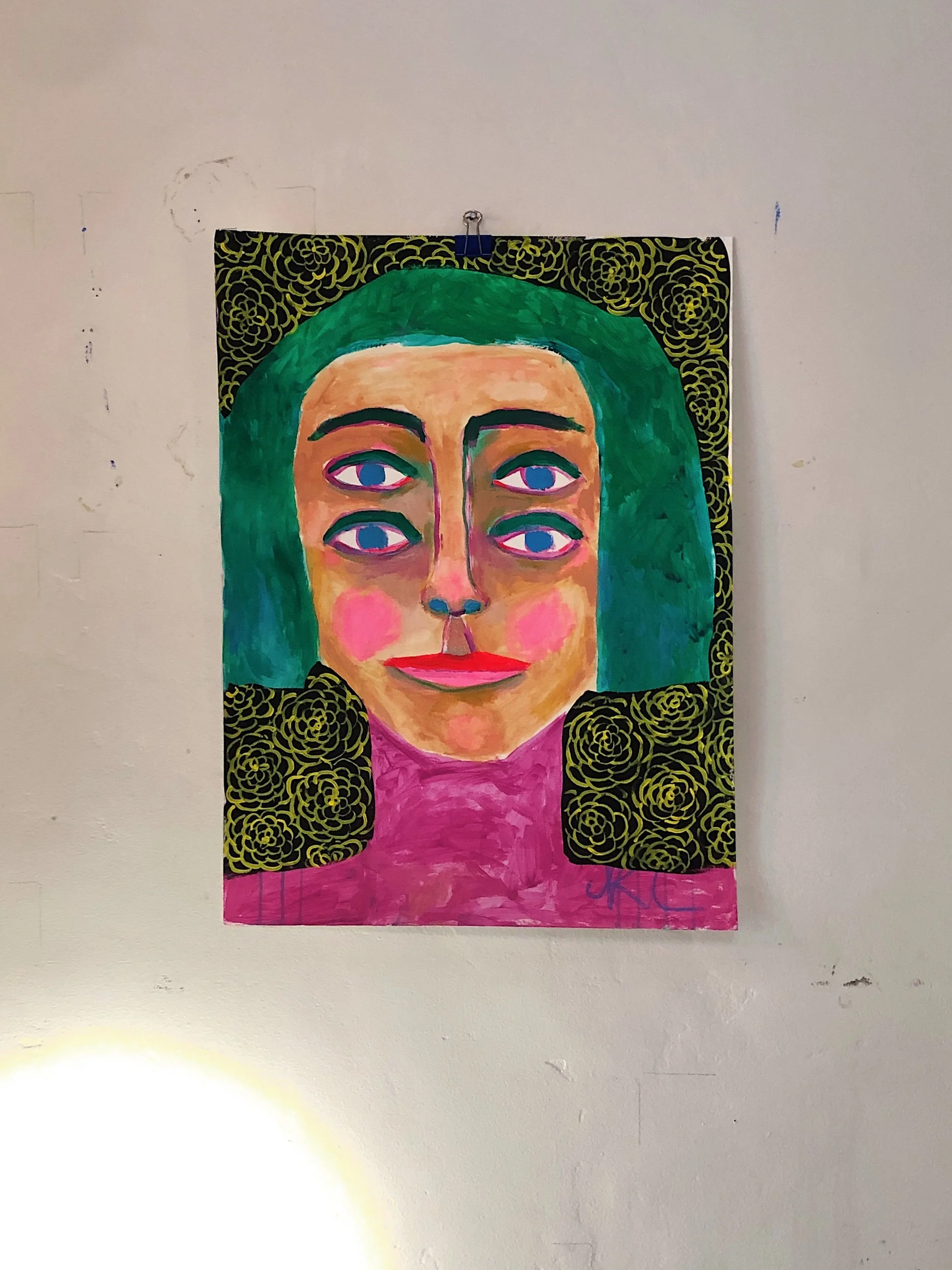 colorful painting, poster painting, artist original painting, los angeles artist, california artist, new york loft