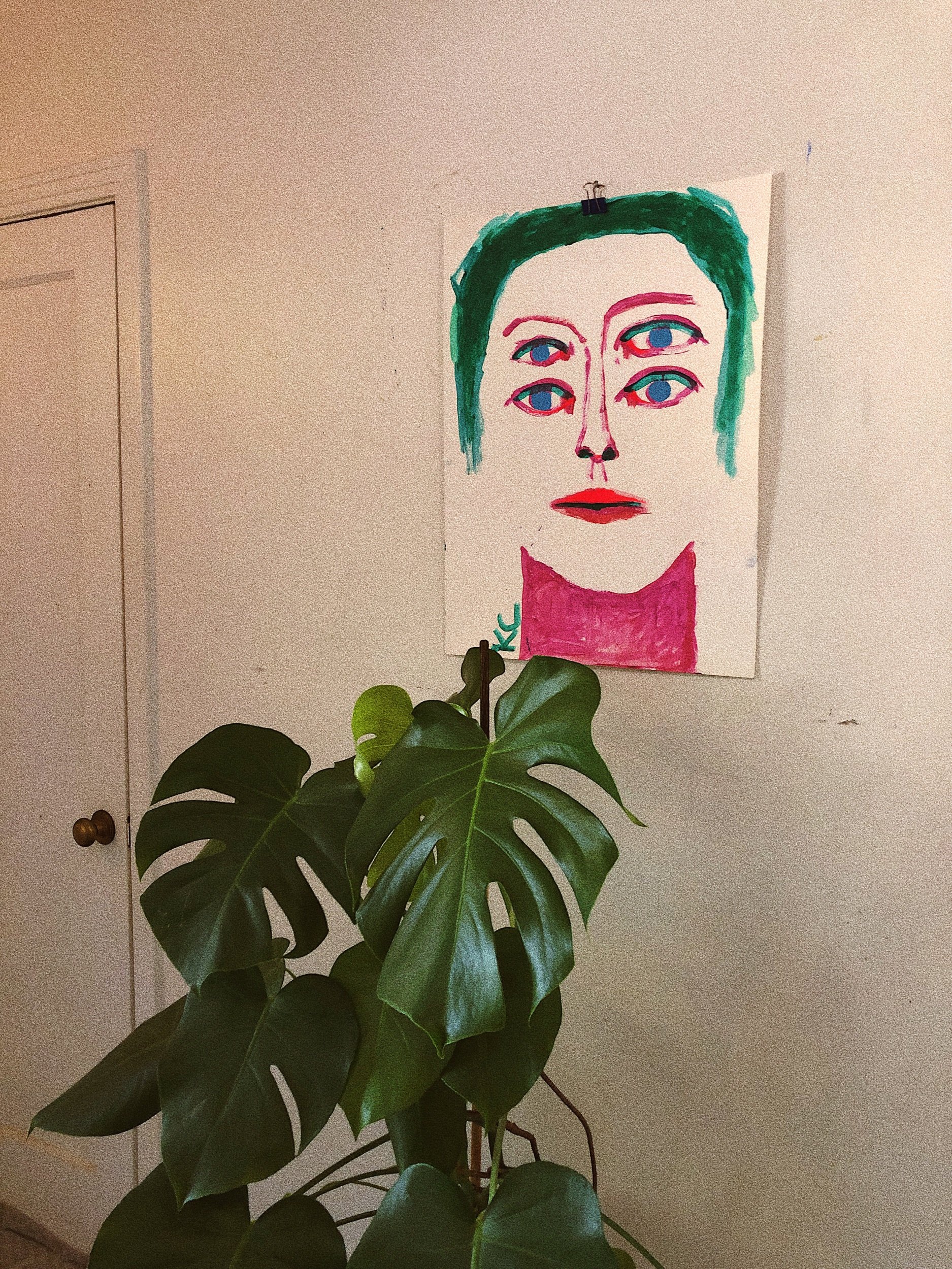 cosmic art, spiritual art, poster art, acrylic painting, portrait painting, portrait drawing, spirit guide painting, california artist, eyes painting, cosmic consciousness