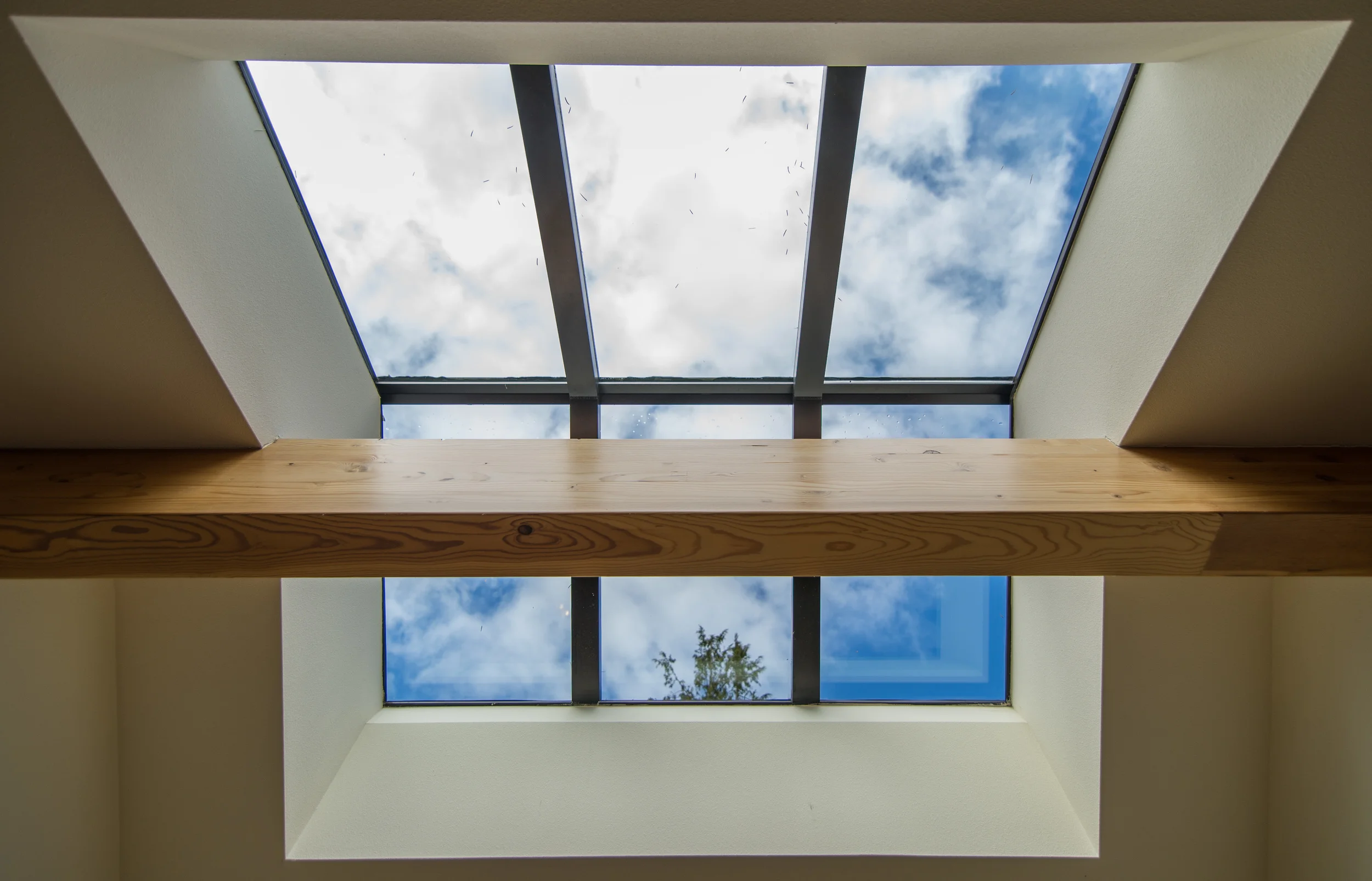 Ridge skylights add so much natural light......