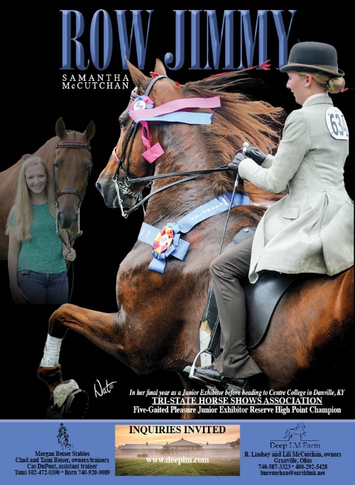 Row Jimmy - Bluegrass Horseman April 2016
