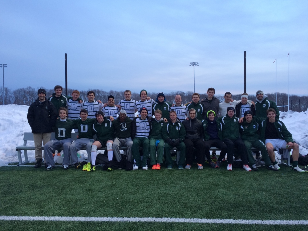 Dartmouth Green and White teams celebrating a First and Fourth place finish at Stony Brook, NY.