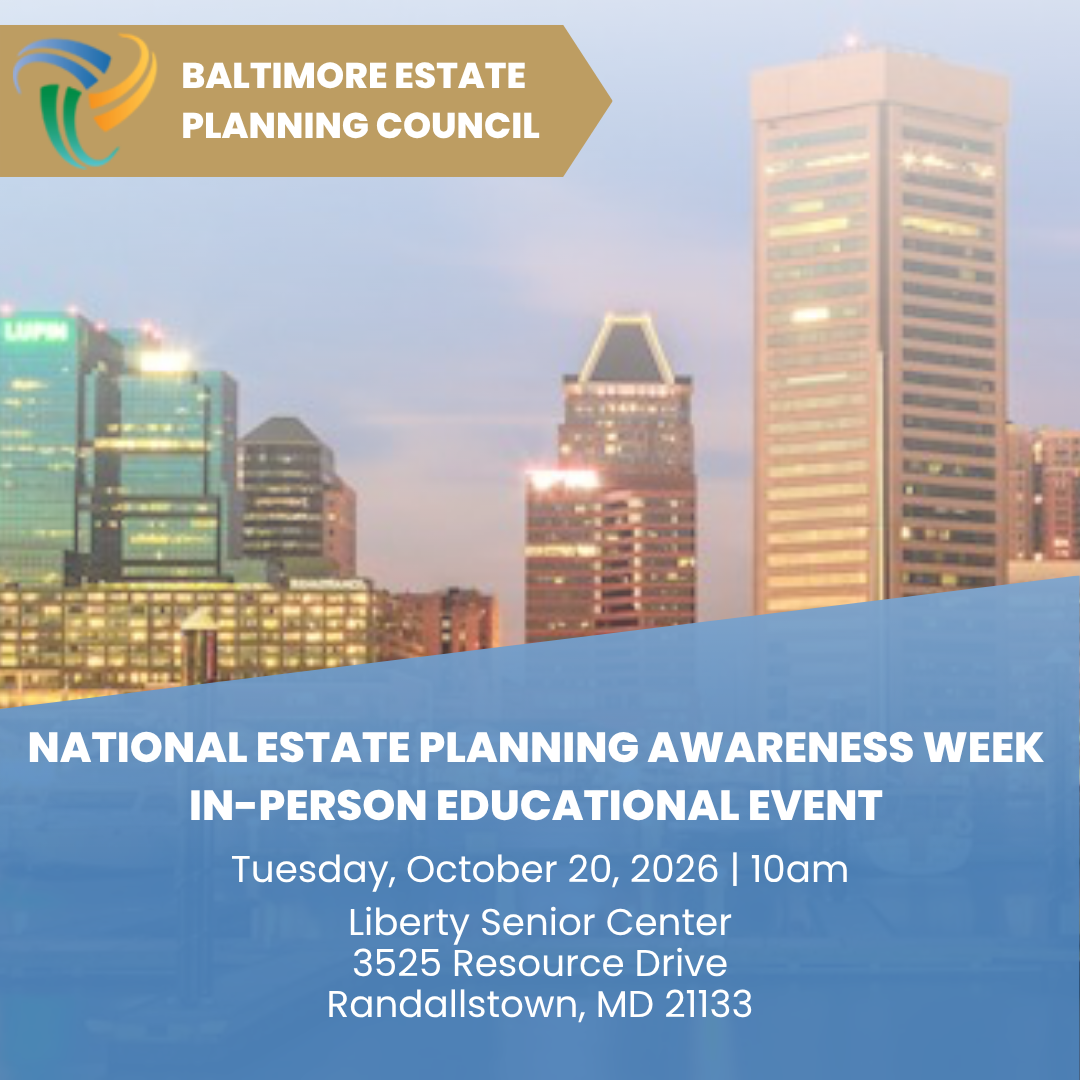 National Estate Planning Awareness Week In-Person Event