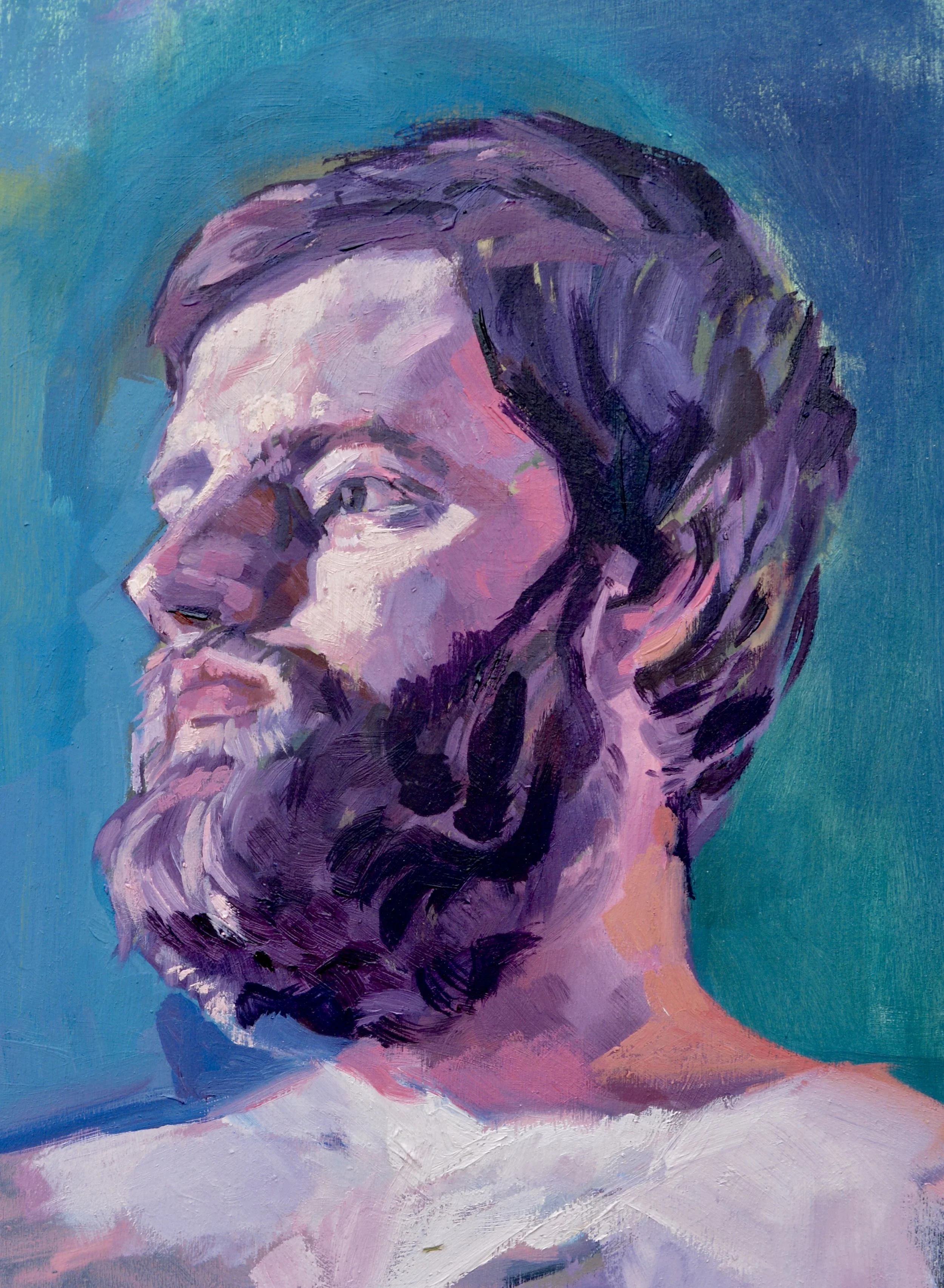 Peter III, 2018 Oil on panel