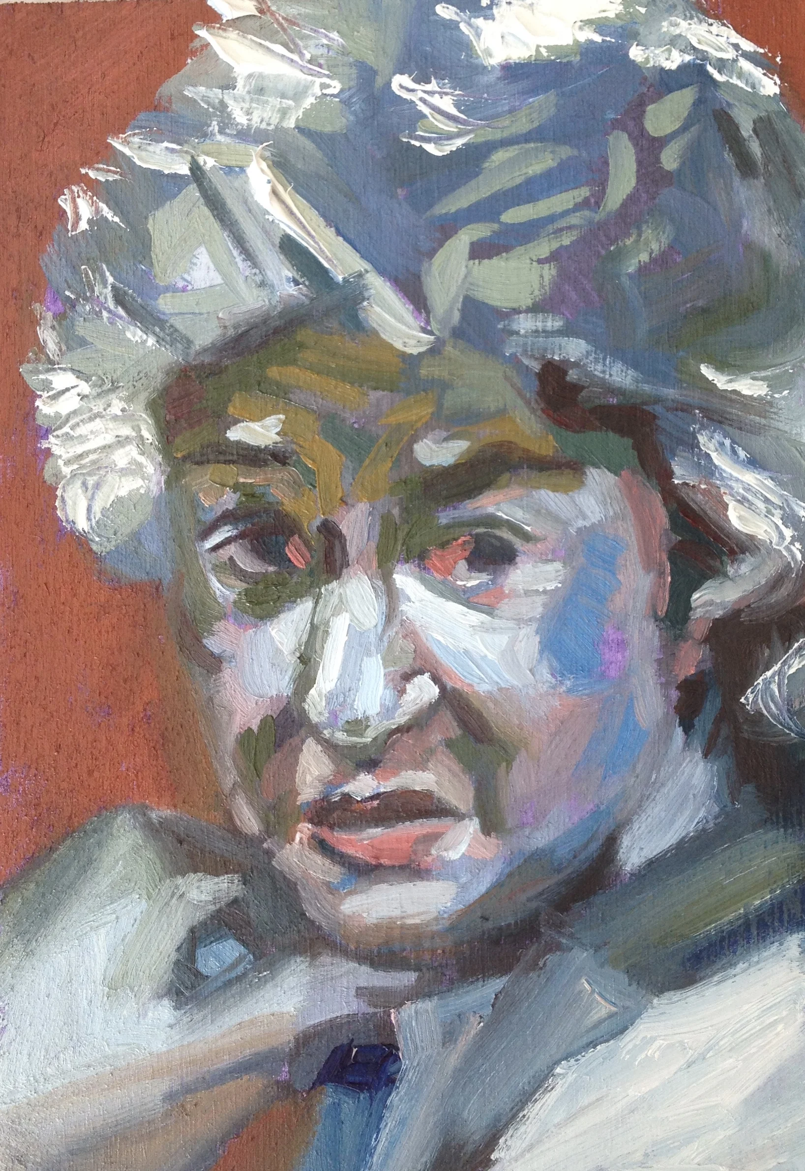 Bea Arthur, 2016 Oil on panel