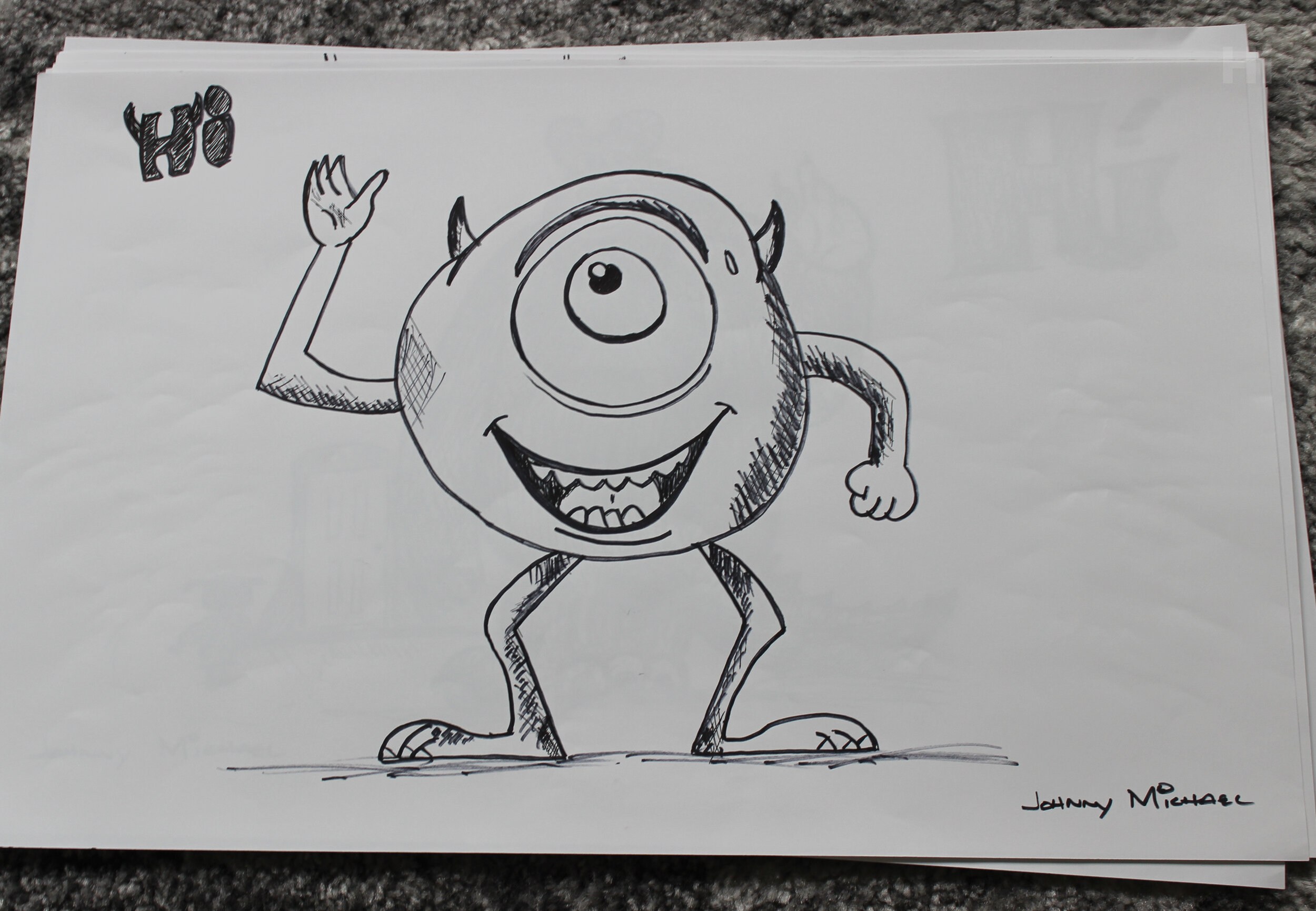 Creative Challenge: Drawing More Pixar Stuff • Johnny Michael
