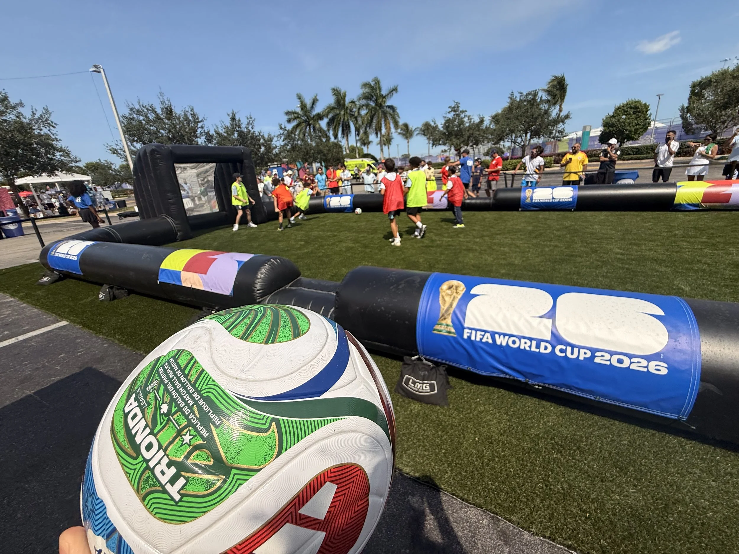 FIFA World Cup 2026_Hard Rock Stadium Miami game on the mini pitch_Johnny Michael.jpeg