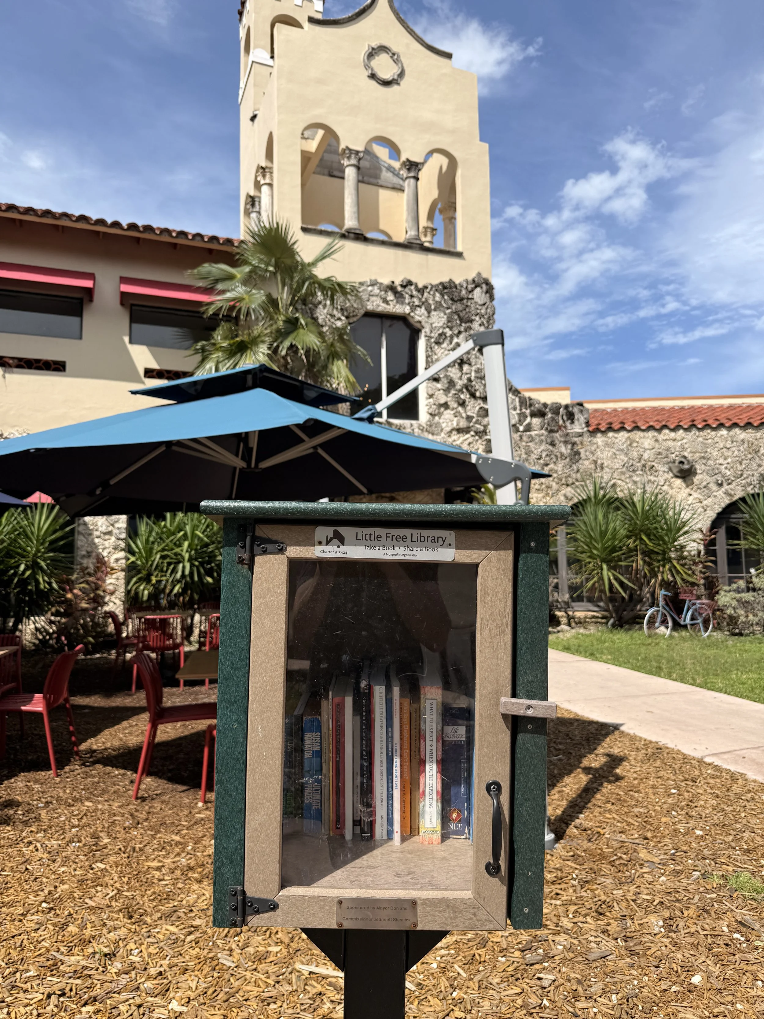 A Funny Thing About Love Free Little Library Johann Rocket Johnny Michael _ Coral Gables Granada_2.jpeg