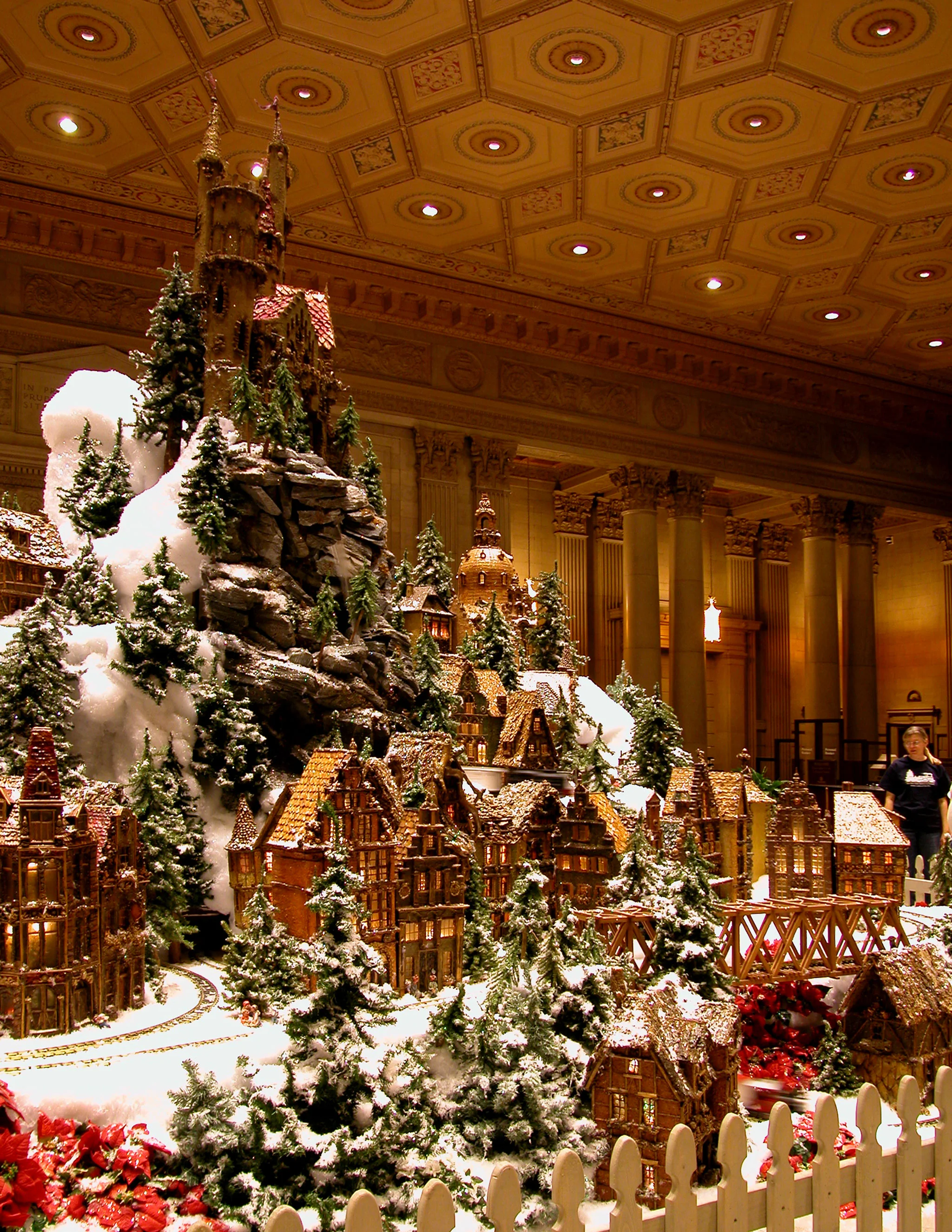 Holiday Garden Railway at Huntington National Bank in Downtown Columbus