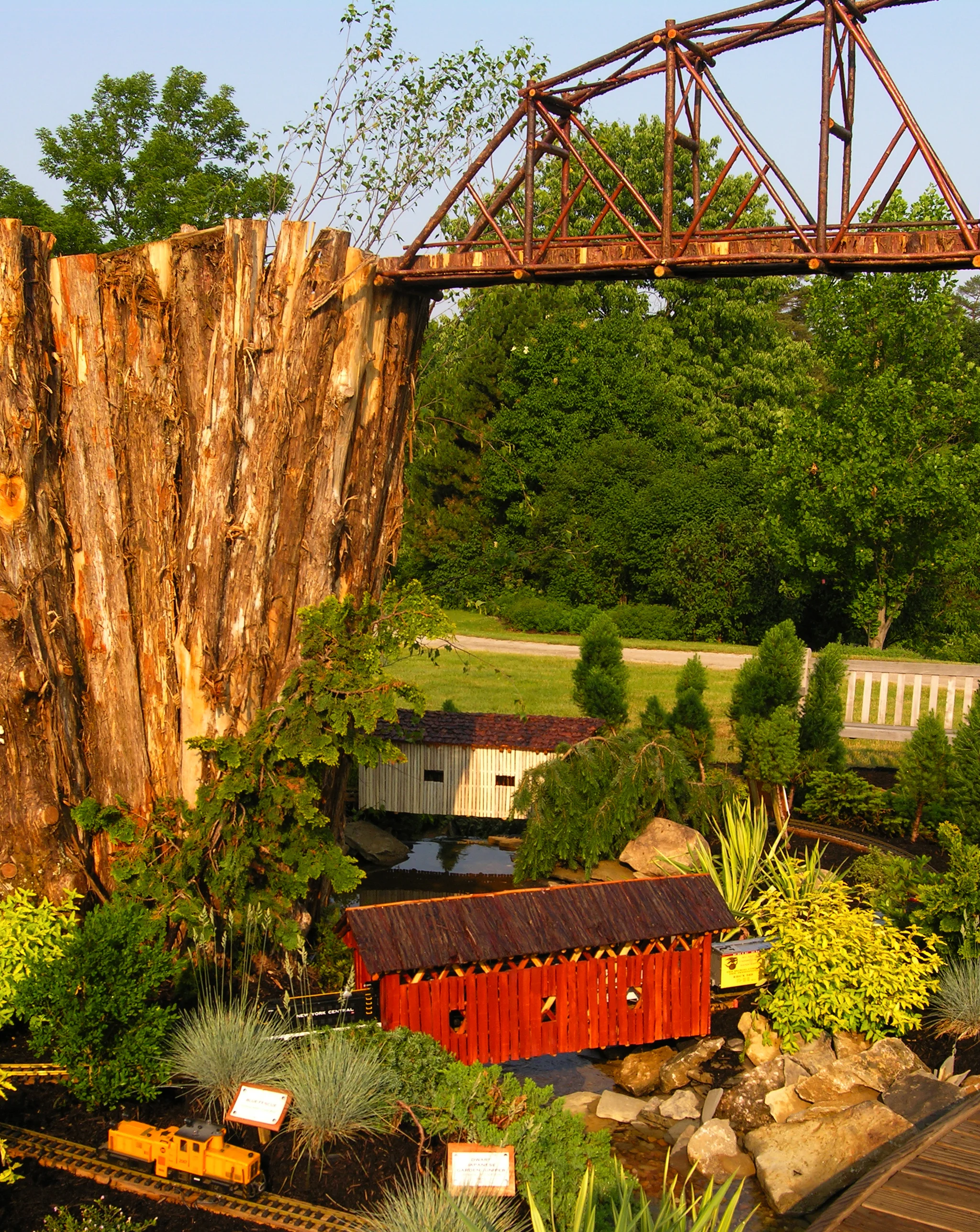 Red Covered Bridge at Holden Arboretum