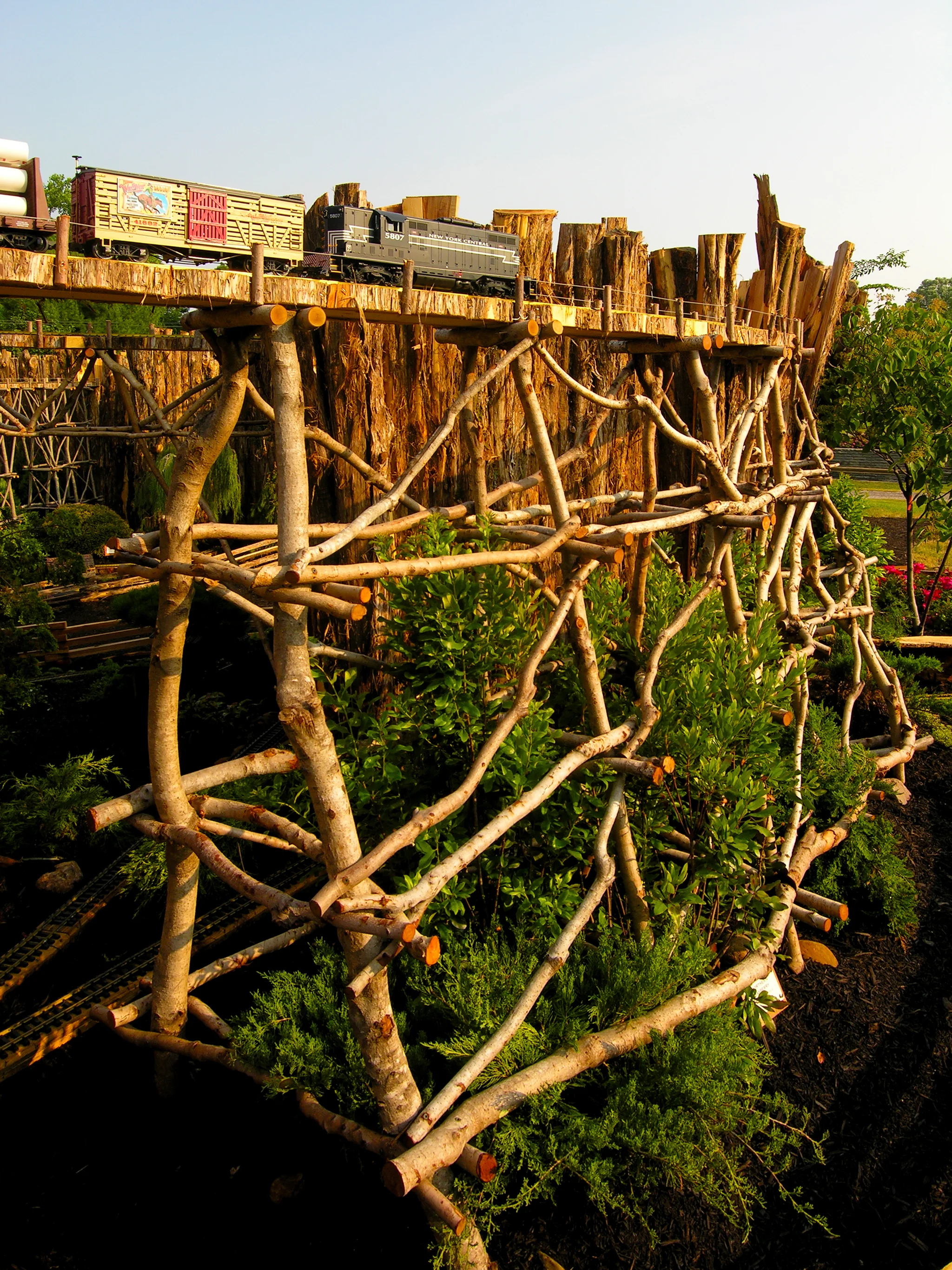 Railroad Trestle at Holden Arboretum