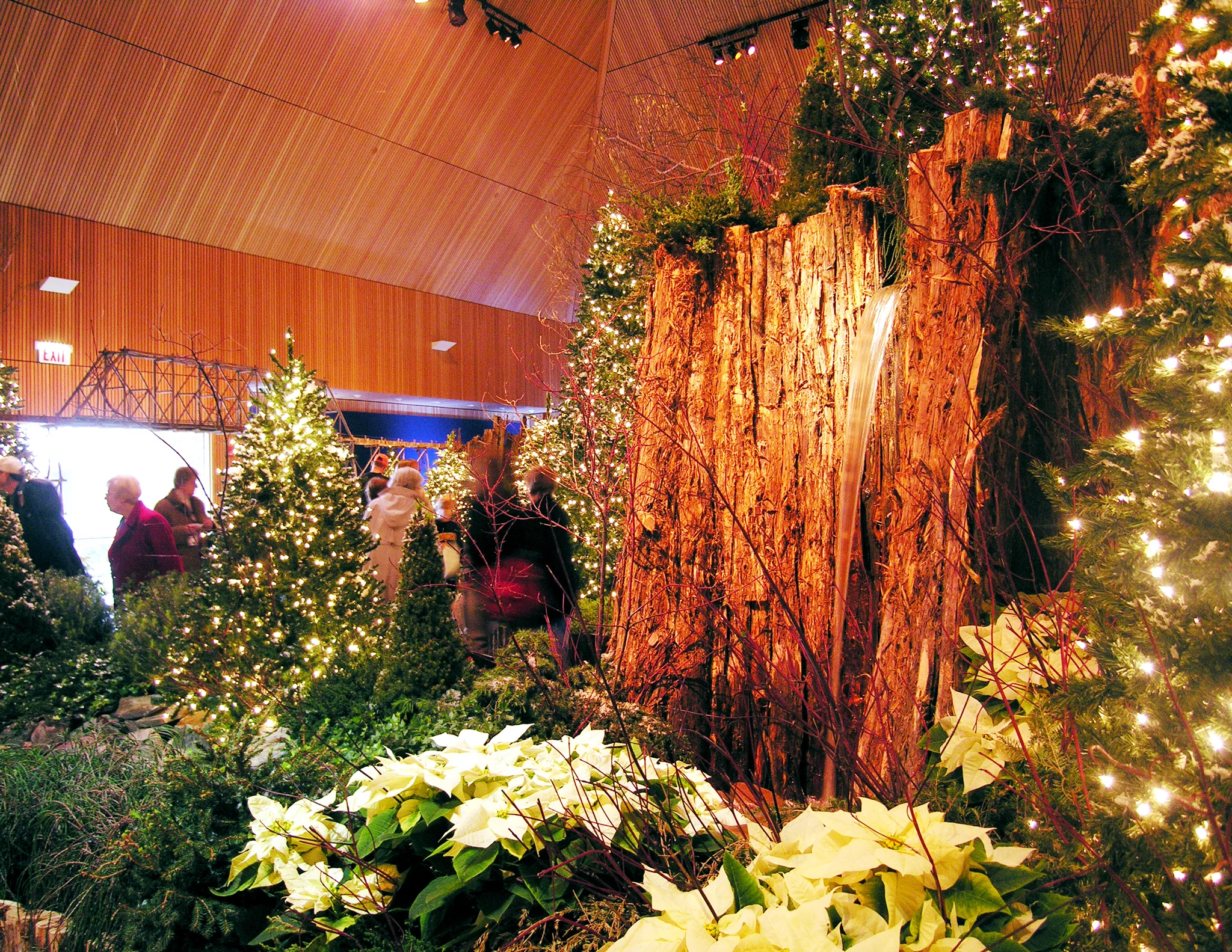 Waterfall at Wonderland Express - Chicago Botanic Garden
