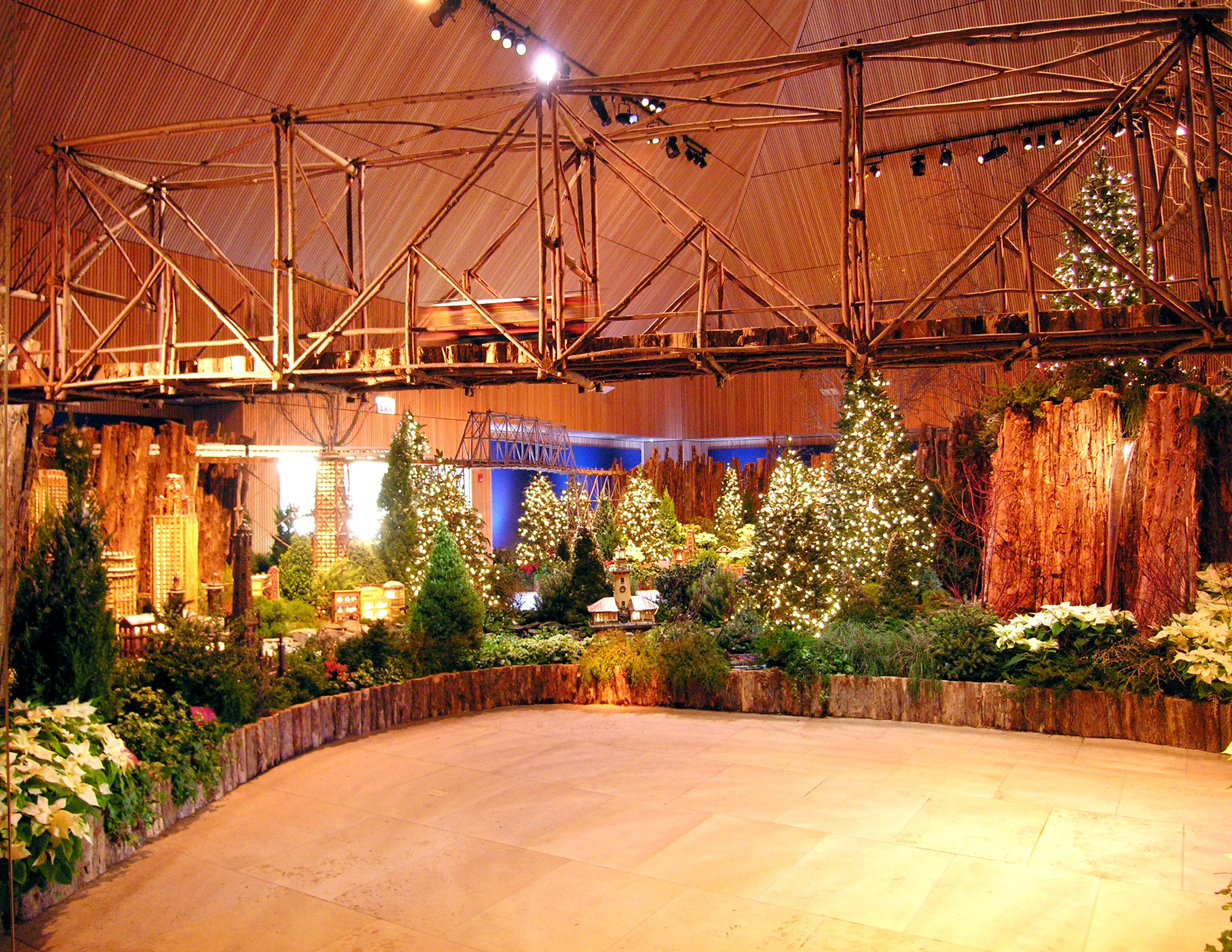 Bridged Entry at Wonderland Express - Chicago Botanic Garden