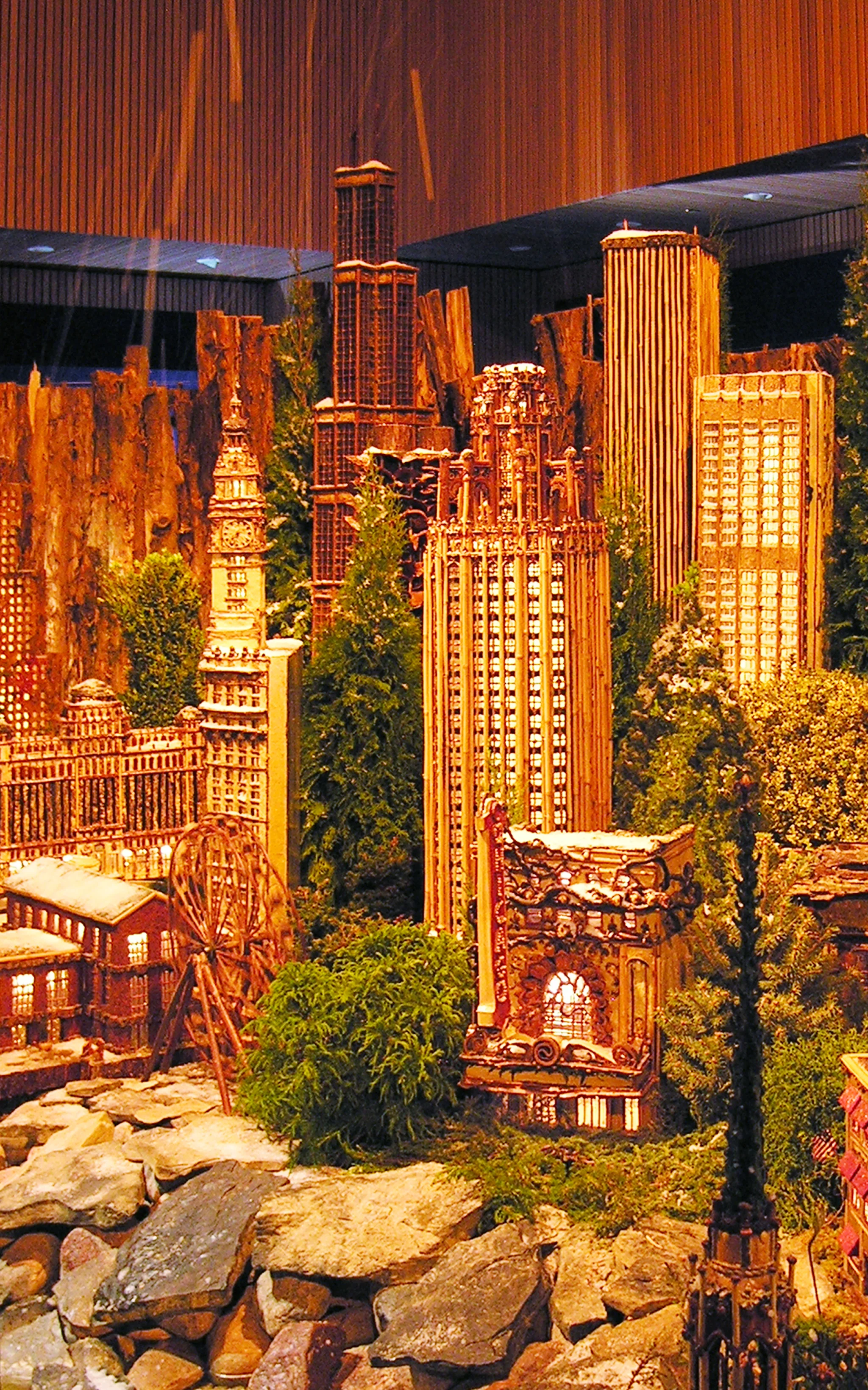 City Scene at Wonderland Express - Chicago Botanic Garden