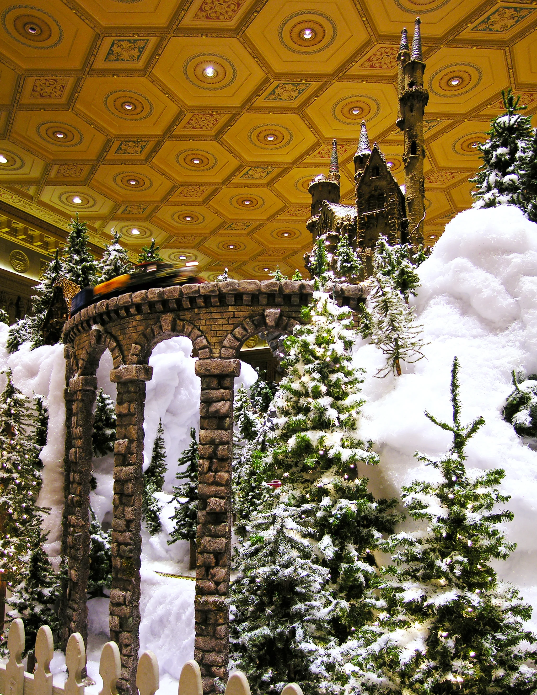 Holiday Garden Railway at Huntington National Bank in Downtown Columbus