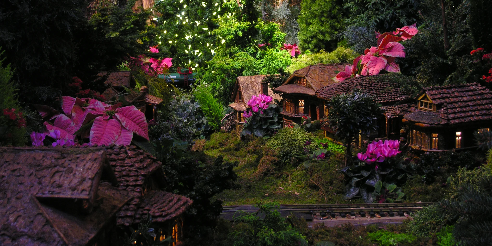 Evening View at Wonderland Express - Chicago Botanic Garden