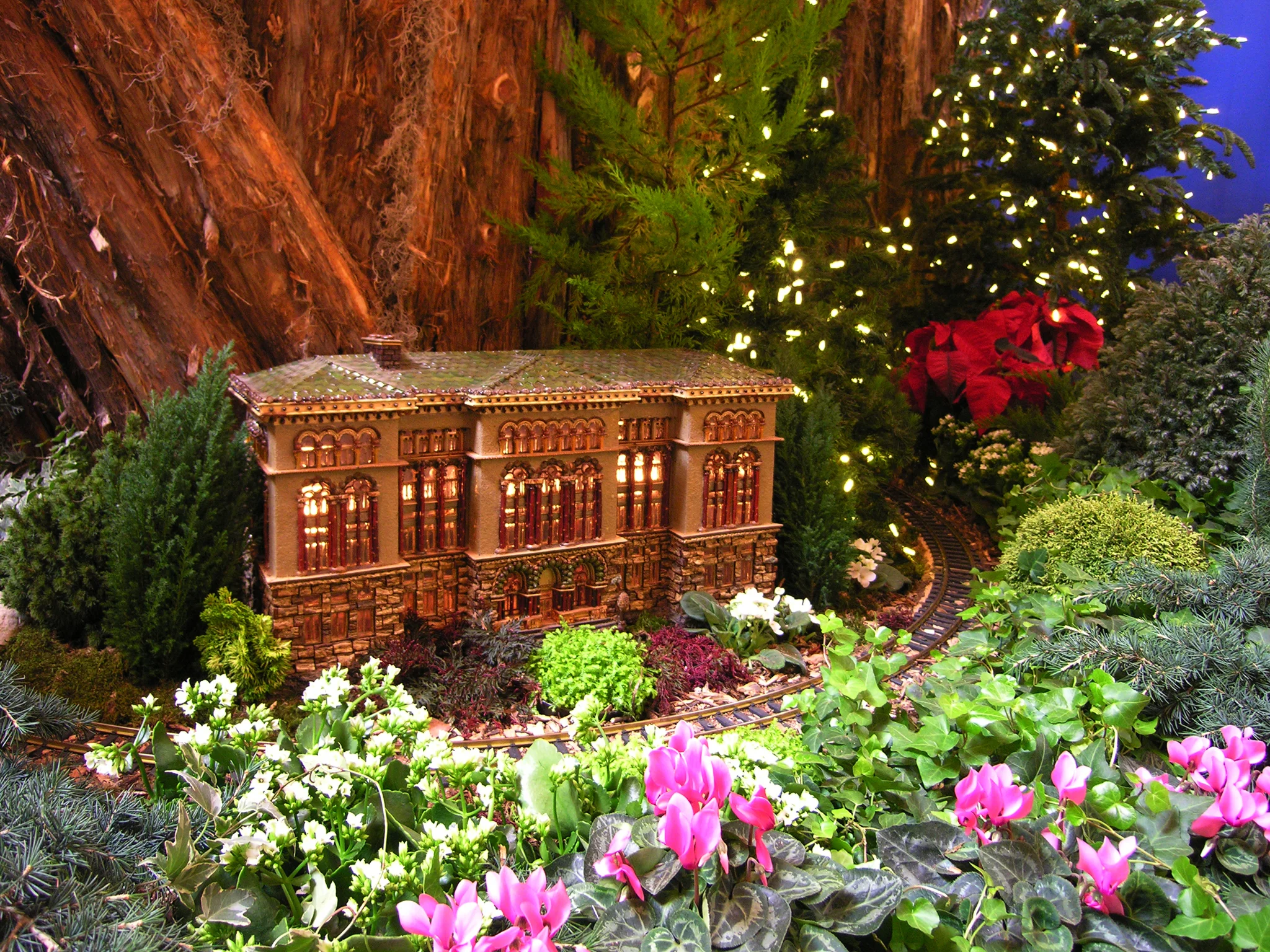 Library at Wonderland Express - Chicago Botanic Garden