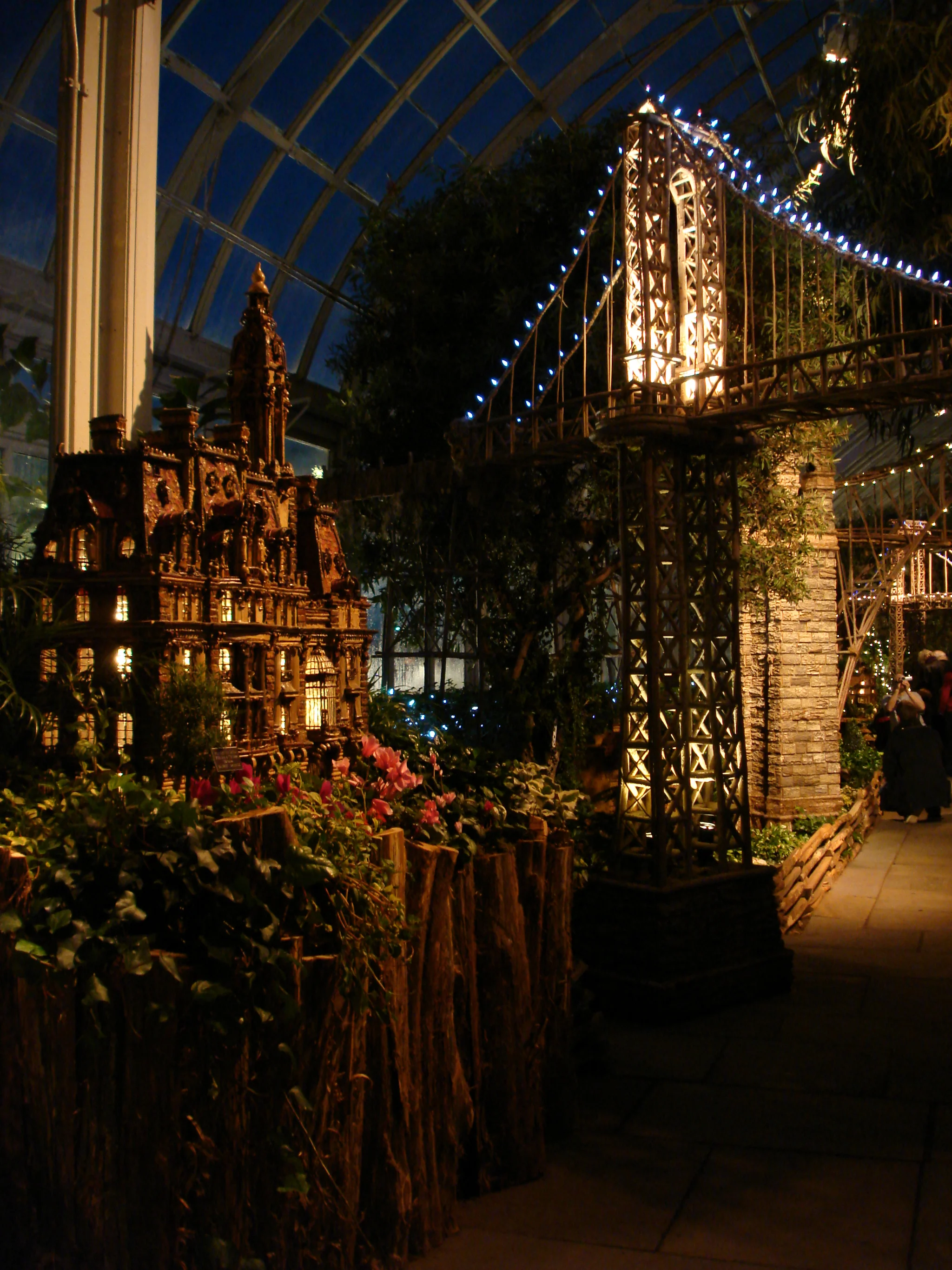 Evening view at New York Botanical Gardens