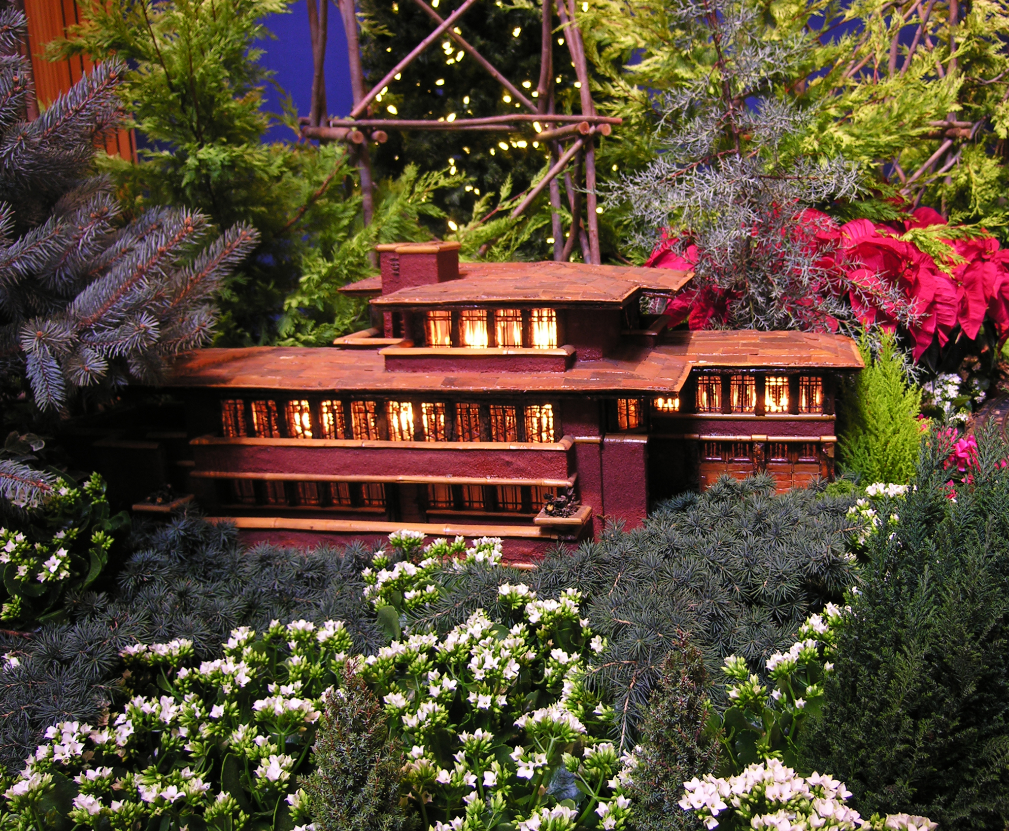 Frank Lloyd Wright's Robie House at Chicago Botanic Garden