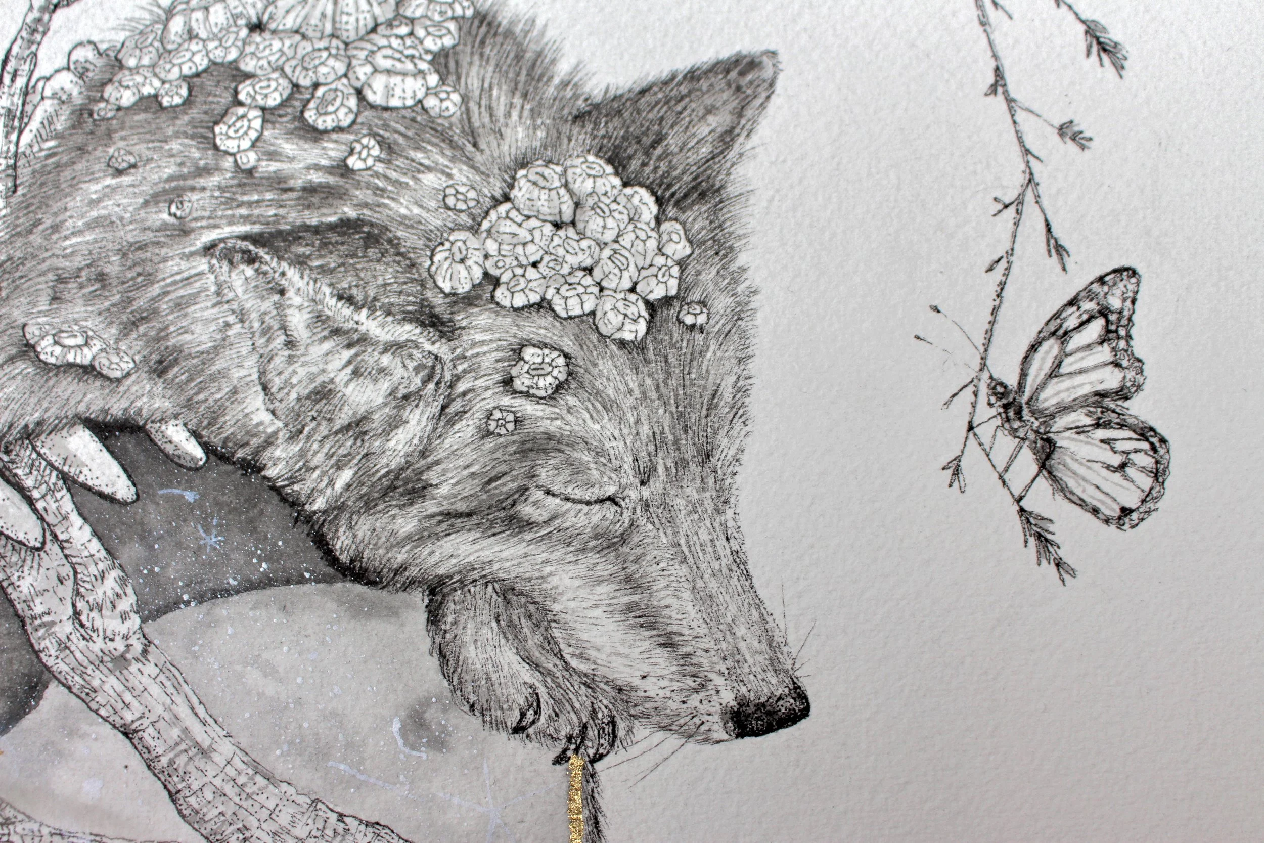 Detail of "In the Bloom of Surrender" 
