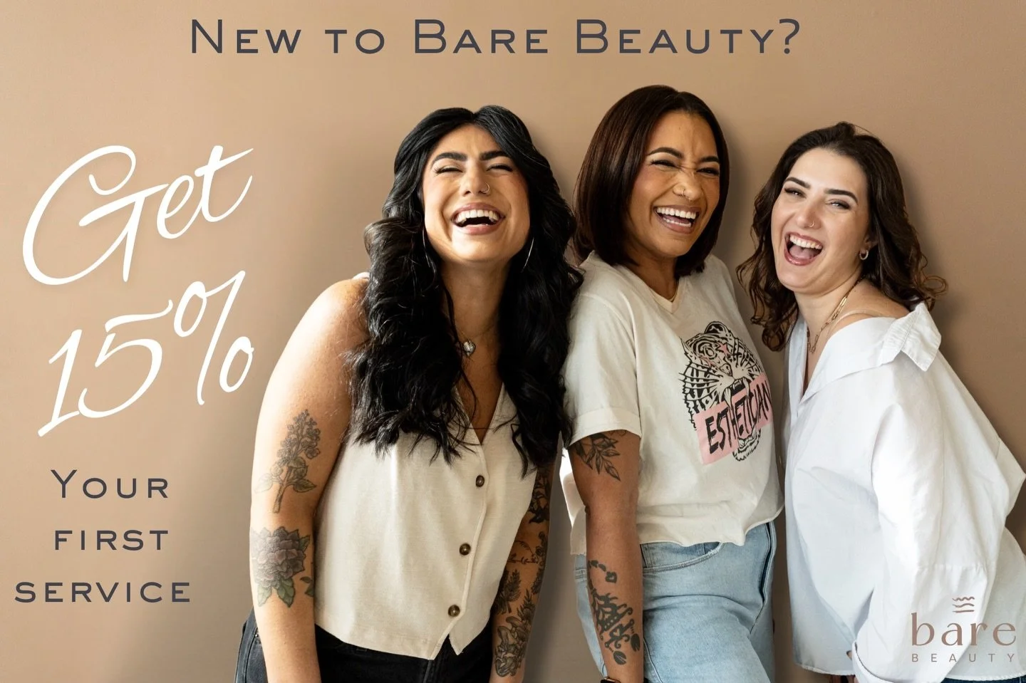 Welcome to the Bare Beauty page! 
Use code &ldquo;NewClientBB&rdquo; to get 15% your first service! 
.
Bare Beauty is a black-owned beauty collective, we provide personalized beauty experiences. 
These services are for all bodies regardless of size, 