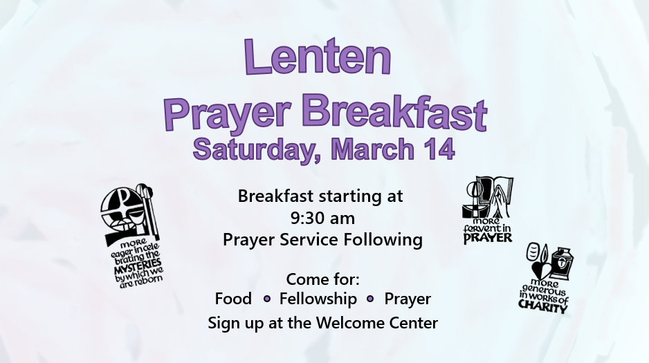 Lenten Prayer Breakfast