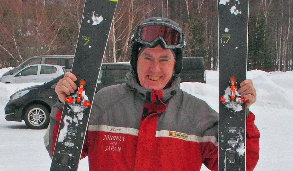 John Morrell, at Tomamu, 2016.