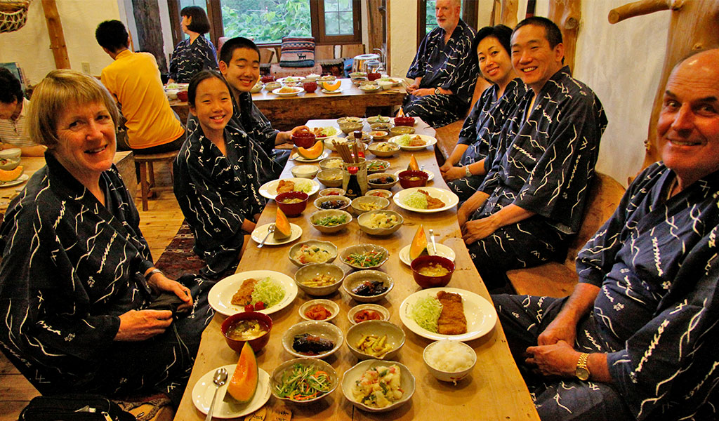 Japanese Inn accommodation and Food