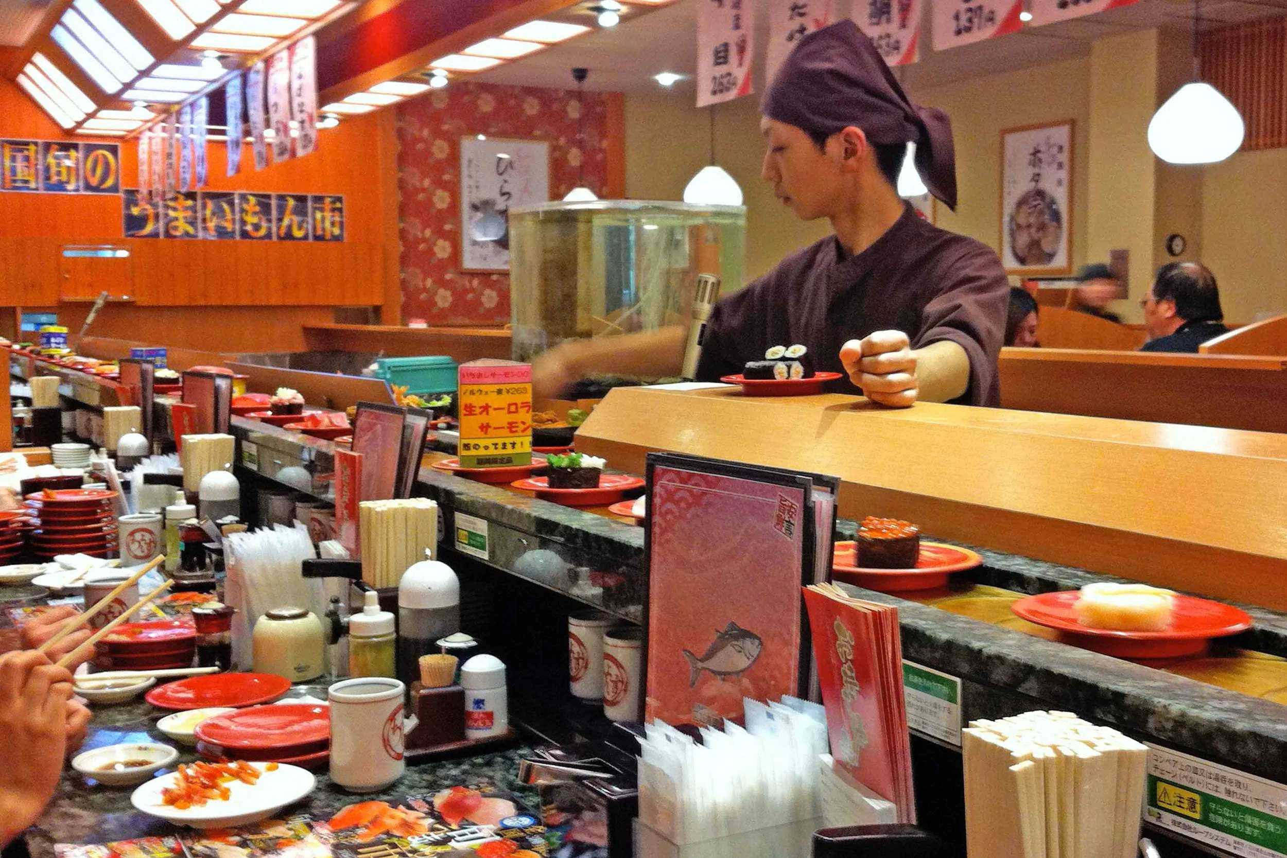 Delicious fresh Sushi, Asahikawa.