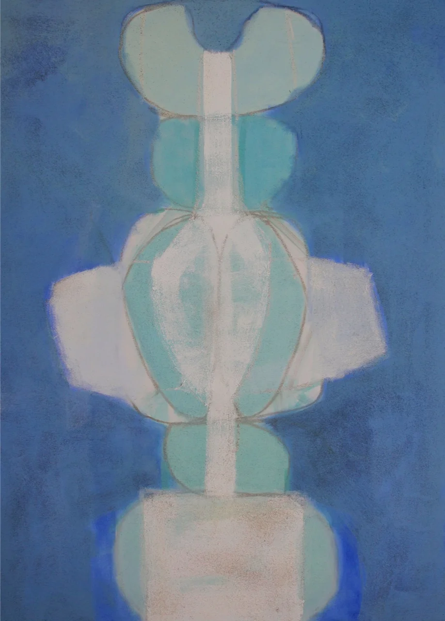 Waterbird, 2013, oil and sand on canvas, 75x54