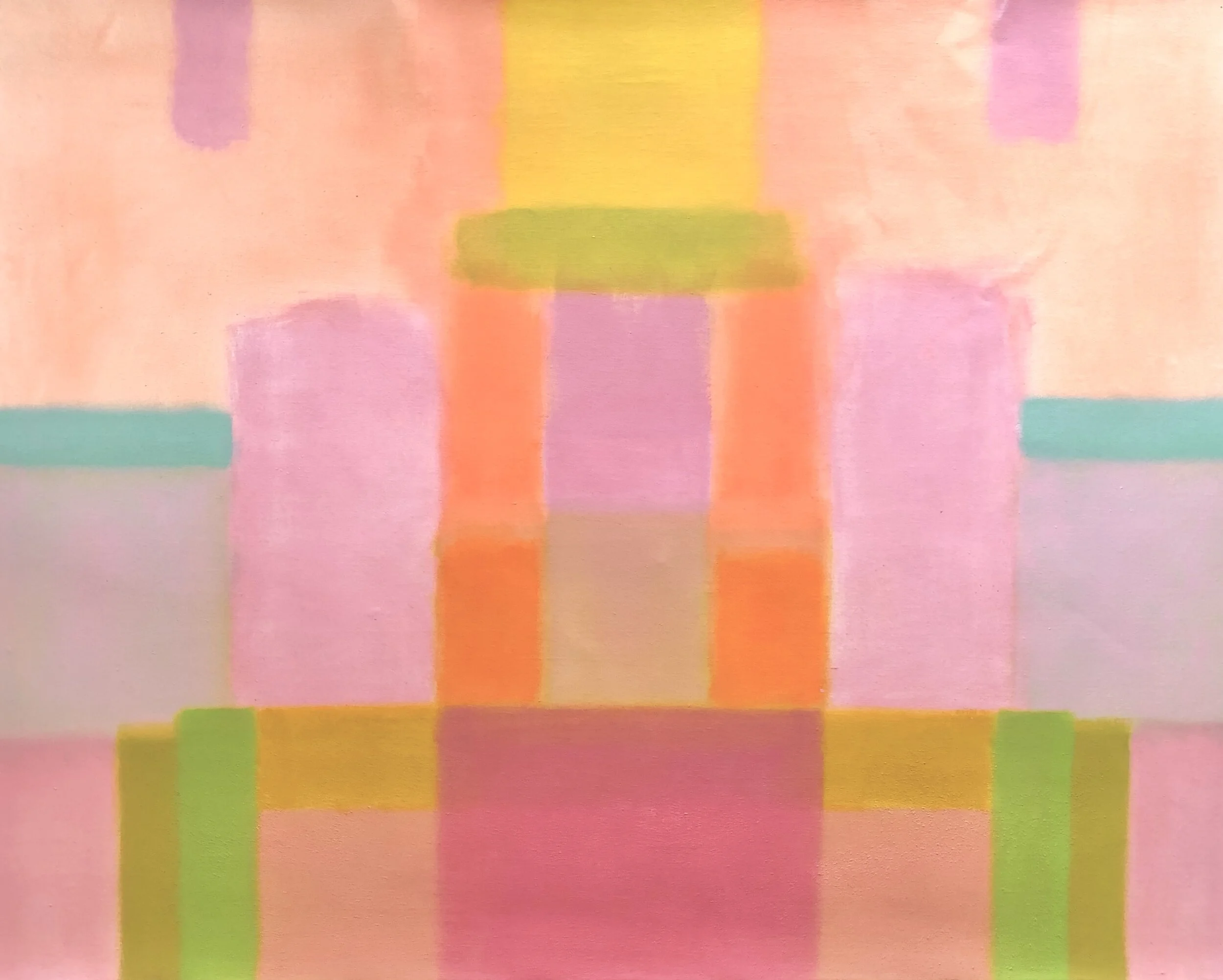 Summer Cosmos, 2020, oil on canvas, 38x60