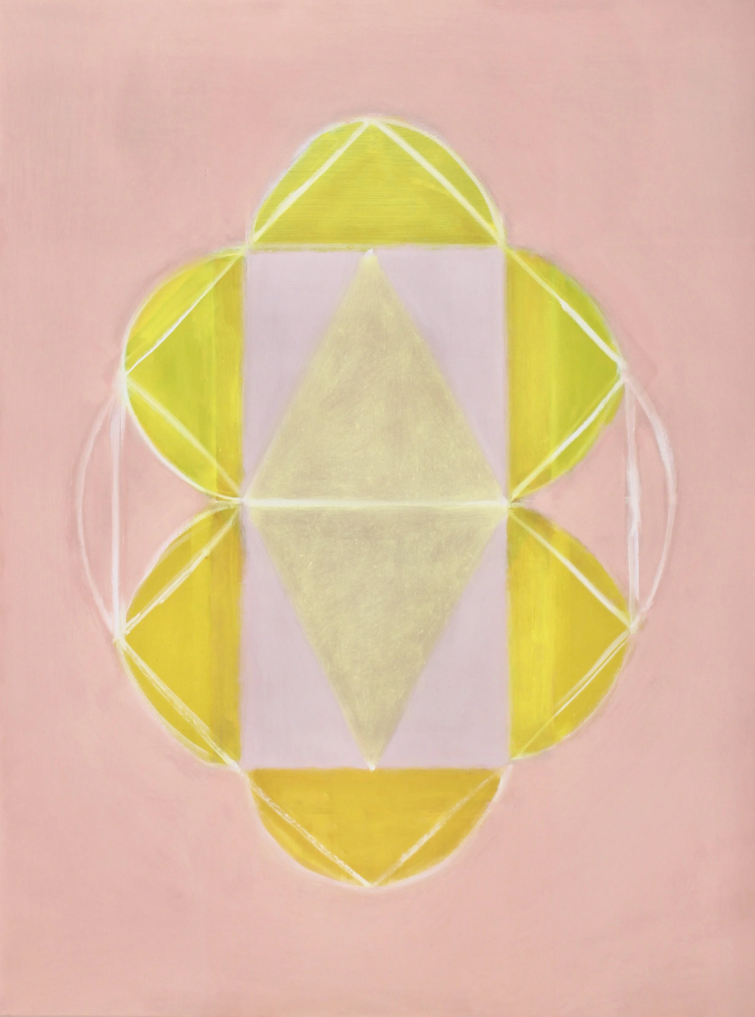 Unity Medallion, 2021, oil on canvas, 36X48