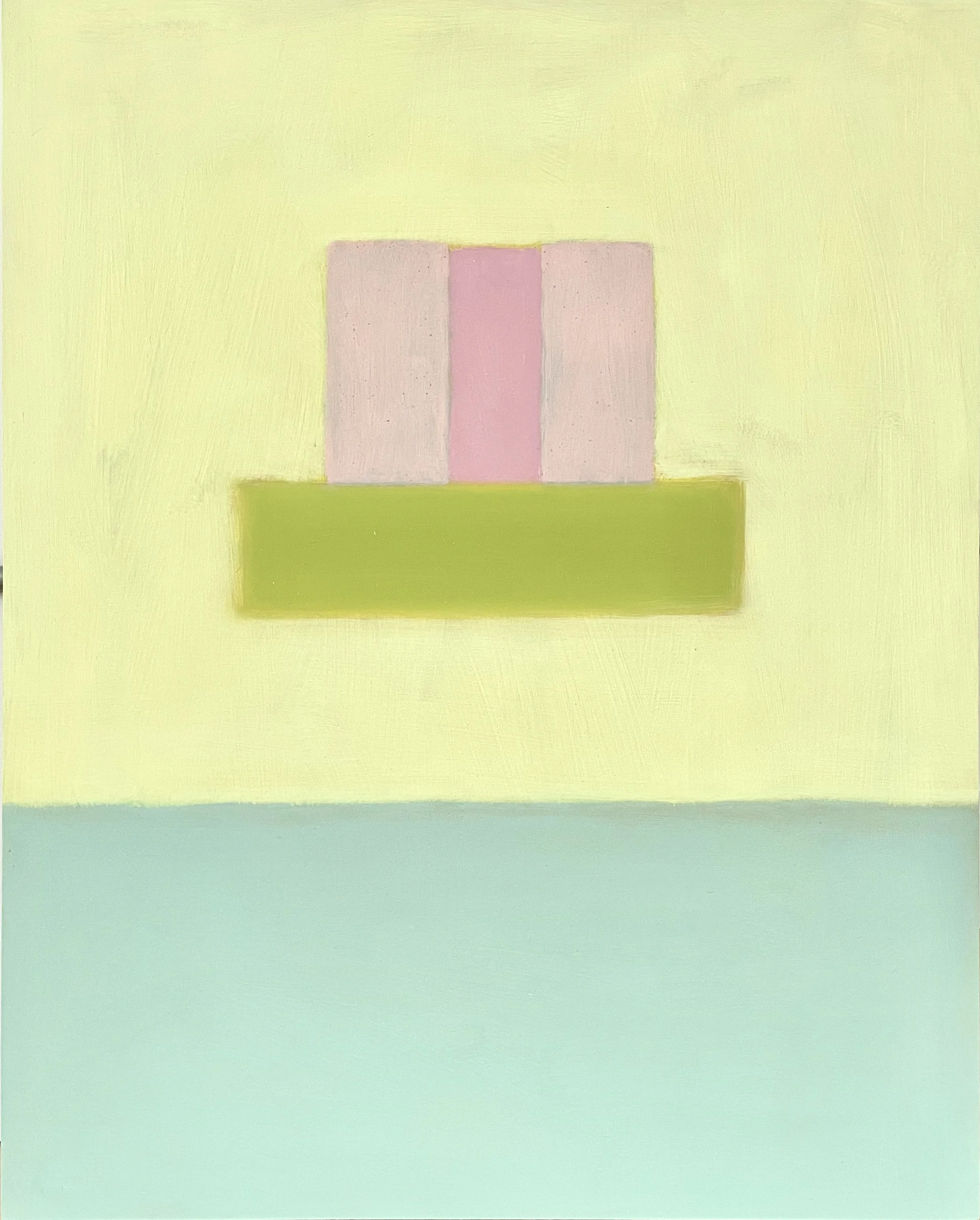 Floating Gateway, 2025, oil on panel, 30X24