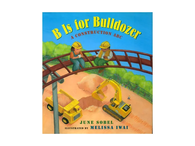 B is for Bulldozer “..Iwai’s two-page spreads reveal her talent for painting people as well as details of vehicles and with creamy oils she also subtly depicts the changing seasons. From Asphalt to Zoom, the first-rate read-aloud will delight its audience.” Kirkus Reviews “Illustrator Melissa Iwai complements the simple rhyming text with soft, vibrant acrylic colors. This concept alphabet book has text and illustrations that flow well, from the asphalt being poured to the zooming of happy children on the completed roller coaster ride.” Christian Library Journal “Colorful, exciting, and educational…” Children’s Literature HMH Books for Young Readers ; Board book edition 2013 ISBN-10: 0544108086