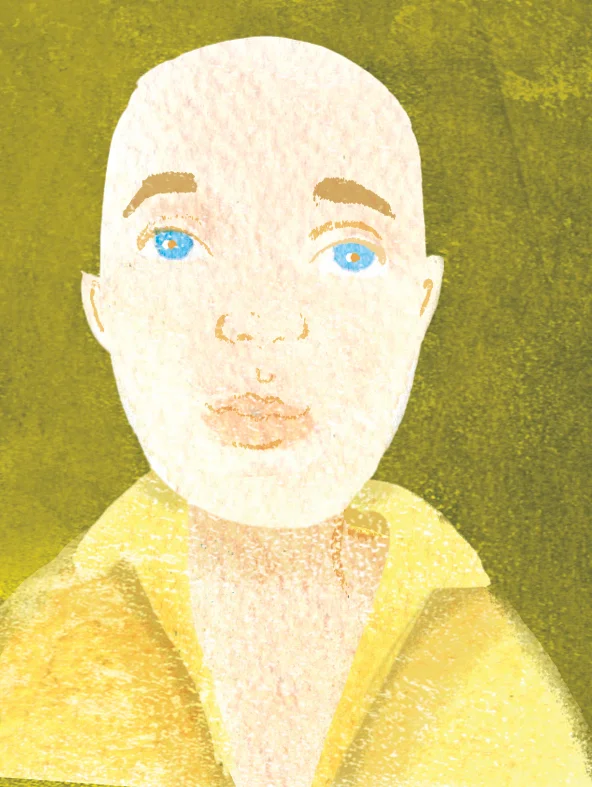 Creepy vintage bald Ken doll.