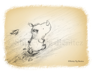 One of her adorable sketches!