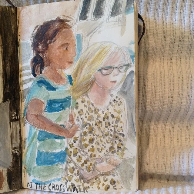 These girls were young - about 7 or 8, but they looked so old!