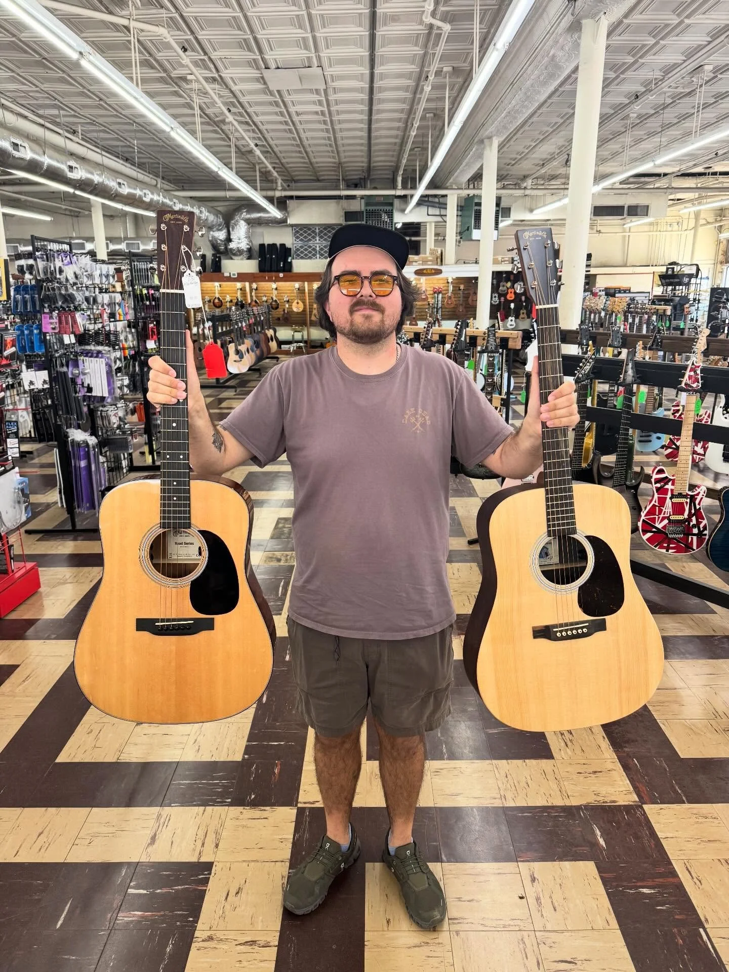 Hometown boys @49winchester still shopping and repping their hometown music shop.  Thanks guys for continuing to support us.  Yall are the best ! #downtownjctn #shoplocal #shopsmall #martinguitar #49winchester