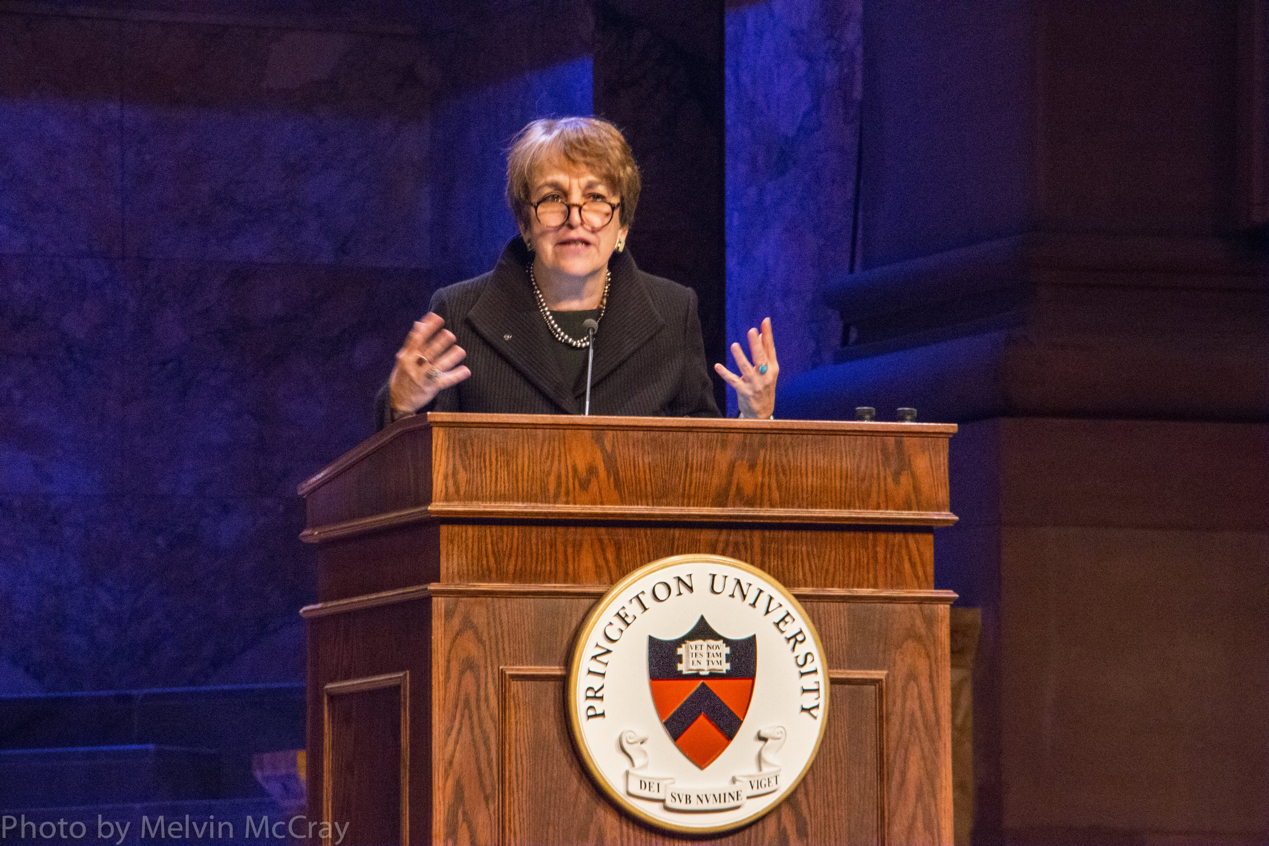 Martha Sanwiess opens Princeton and Slavery Symposium photo by Melvin McCray-3.jpg