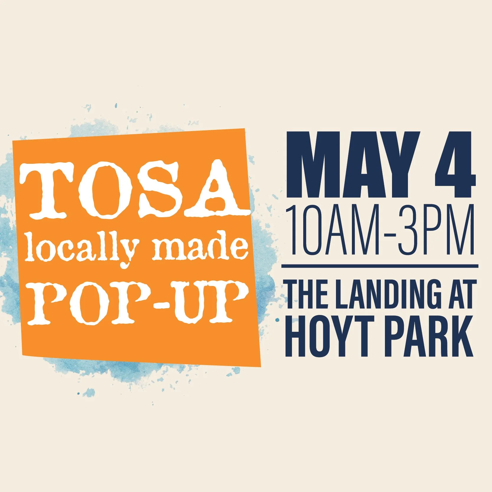 Tosa Locally Made Pop Up 
