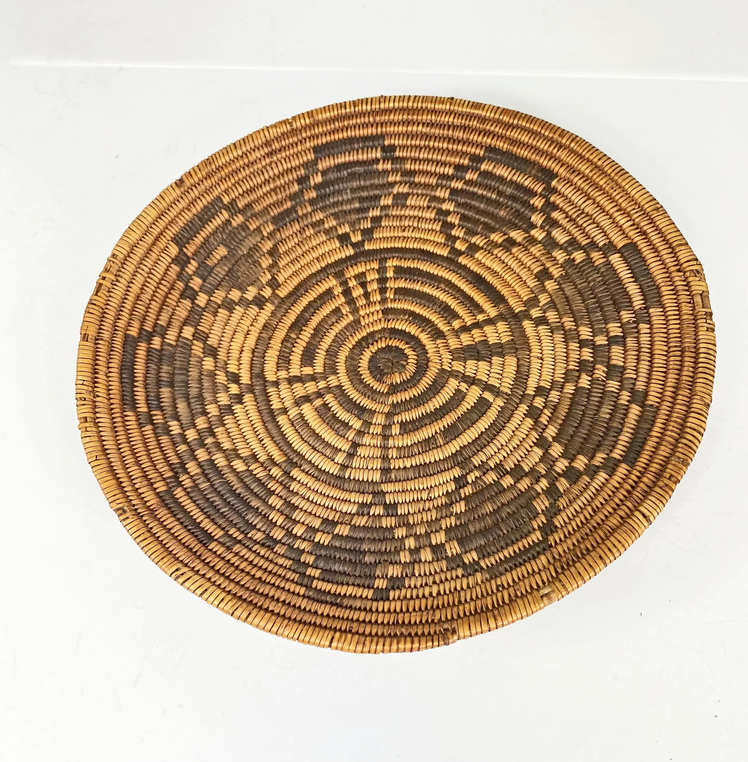 Apache tray with geometric designs