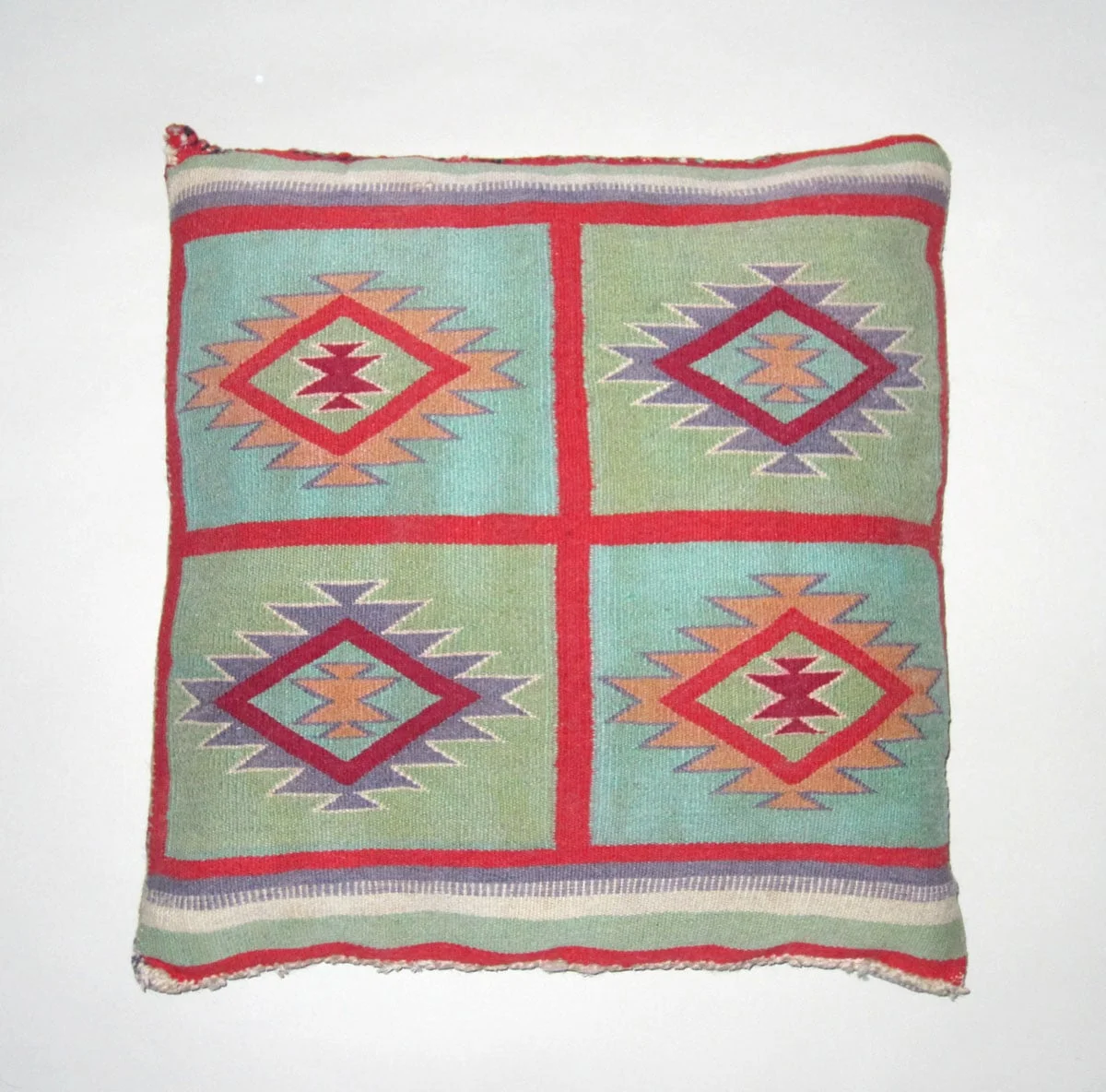 Navajo (Dine) Germantown pillow, 2-sided