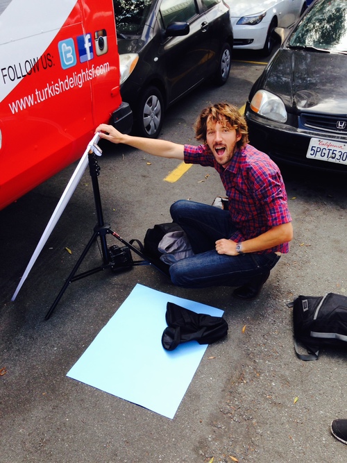 Yours Truly, working with high technology.