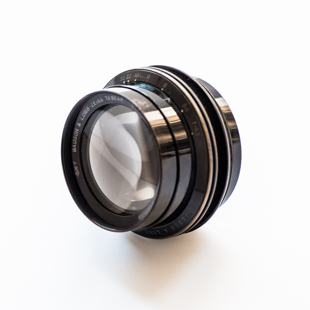 The Baushch & Lomb-Zeiss Tessar lens, from circa 1903. Photo: Ian Tuttle