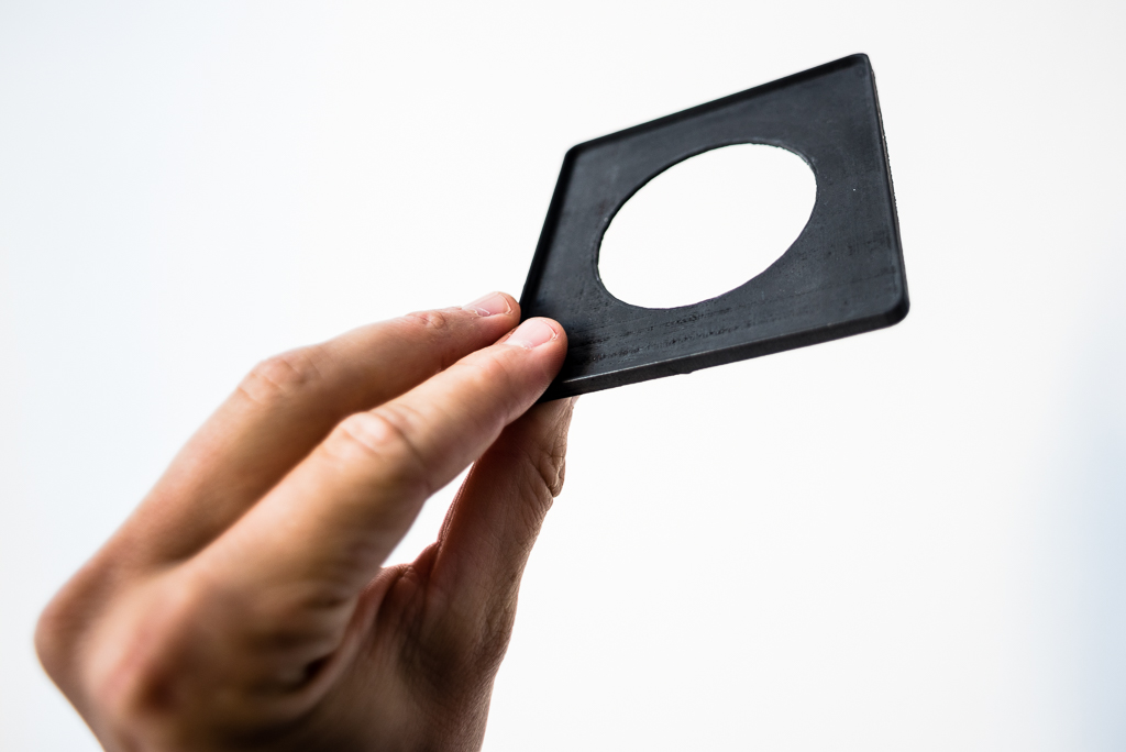 The back of the new lens board. Photo: Ian Tuttle