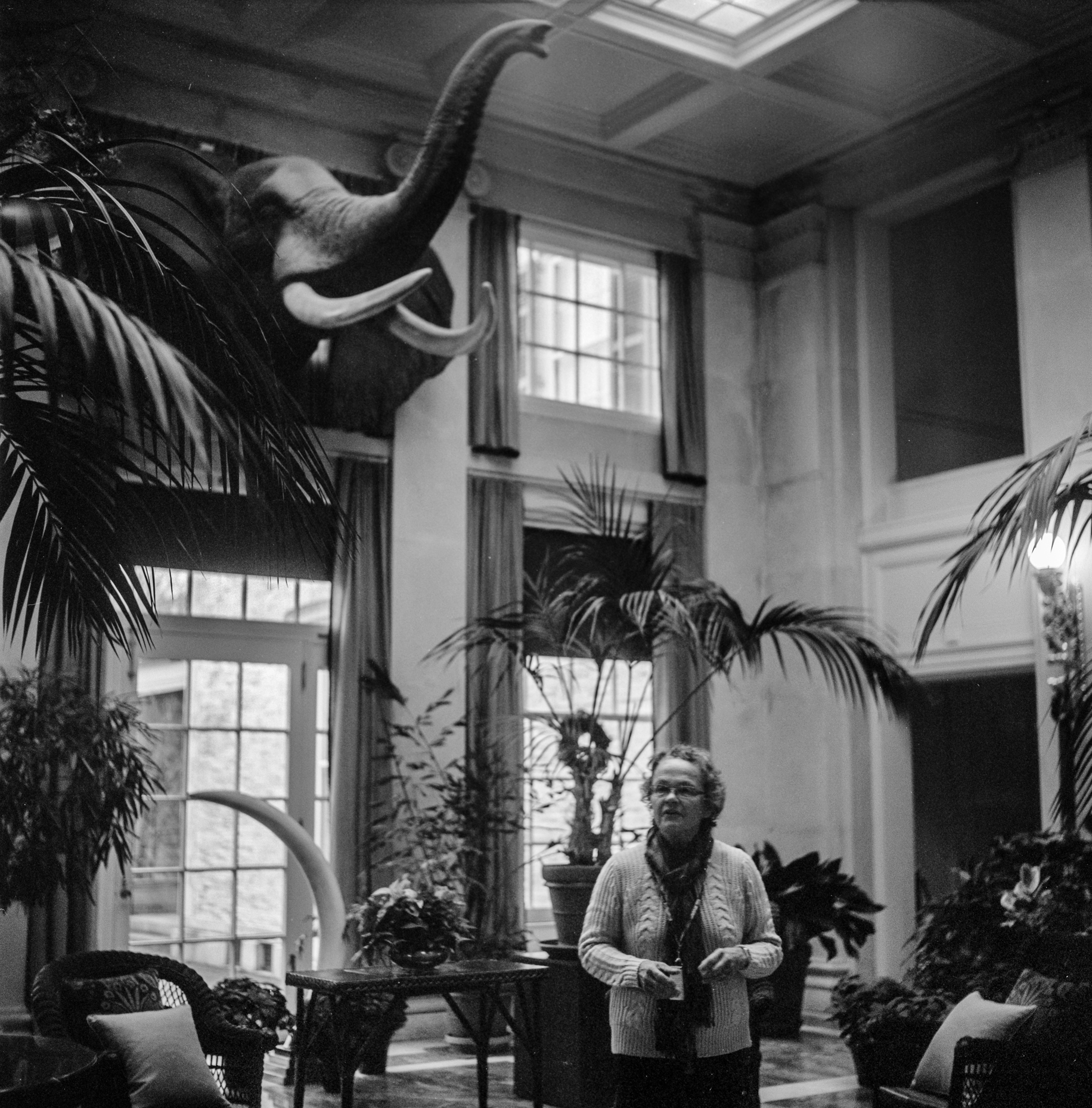 On tour in the Eastman House. Photo: Ian Tuttle