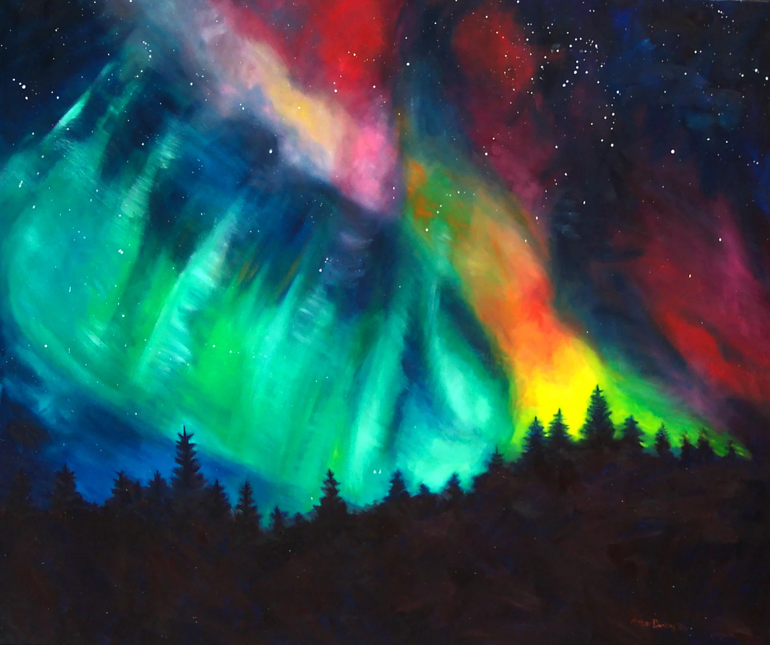Northern Lights: Big Sky (SOLD)