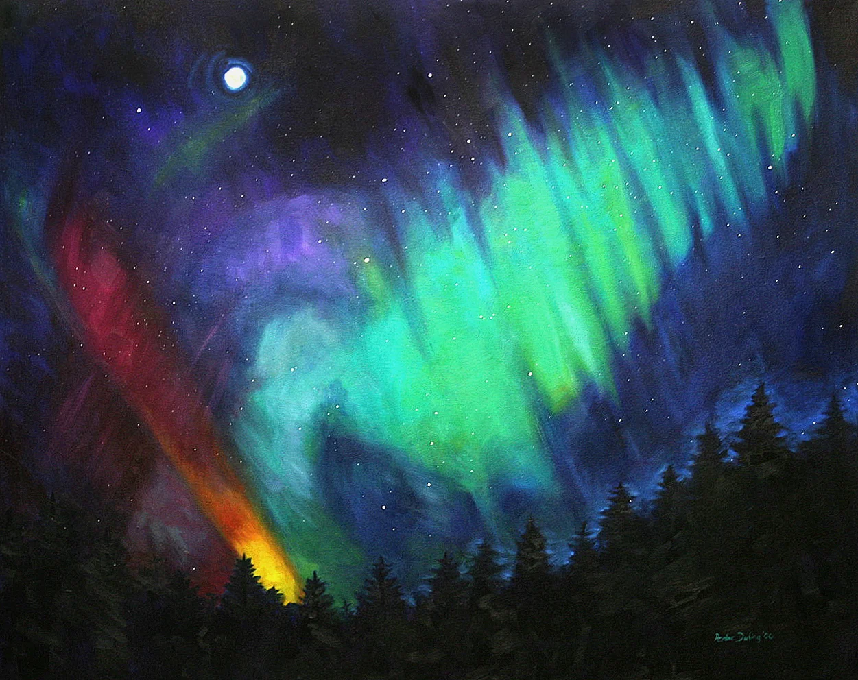 Northern Lights Comet (SOLD)