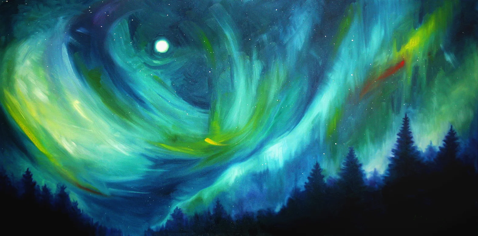 Northern Lights: Lighting the Sky (SOLD)